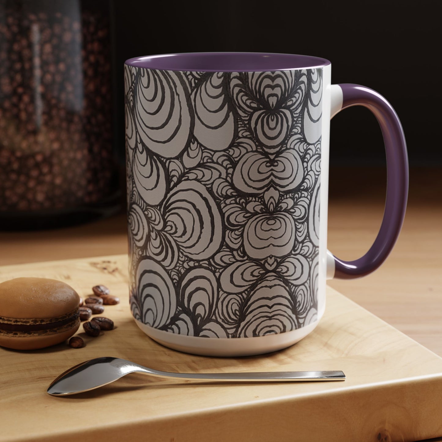 11oz/15oz Original Line Art Mug - Puzzle Panels 1