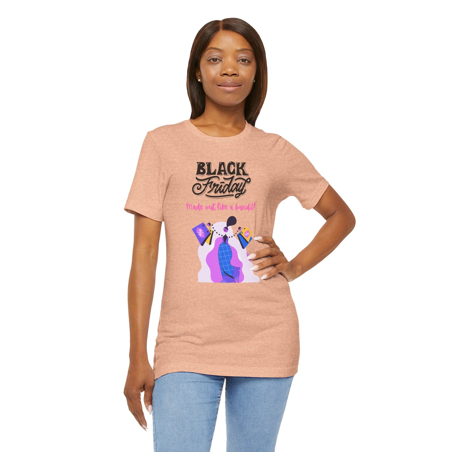 Unisex Jersey Short Sleeve Black Friday Sales T-Shirt
