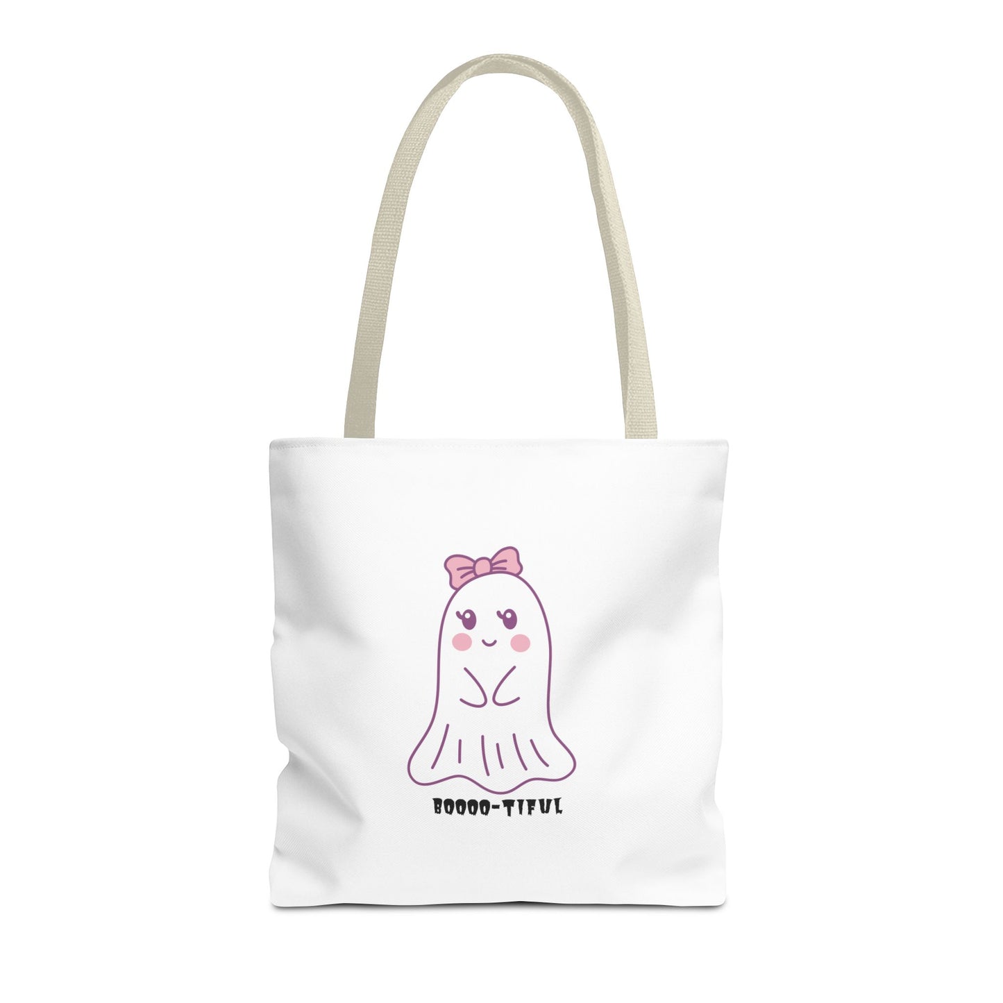 Cute Ghost Halloween Lover Spooky Season Tote Trick or Treating Candy Bag Fall Themed Reusable Lunch Tote