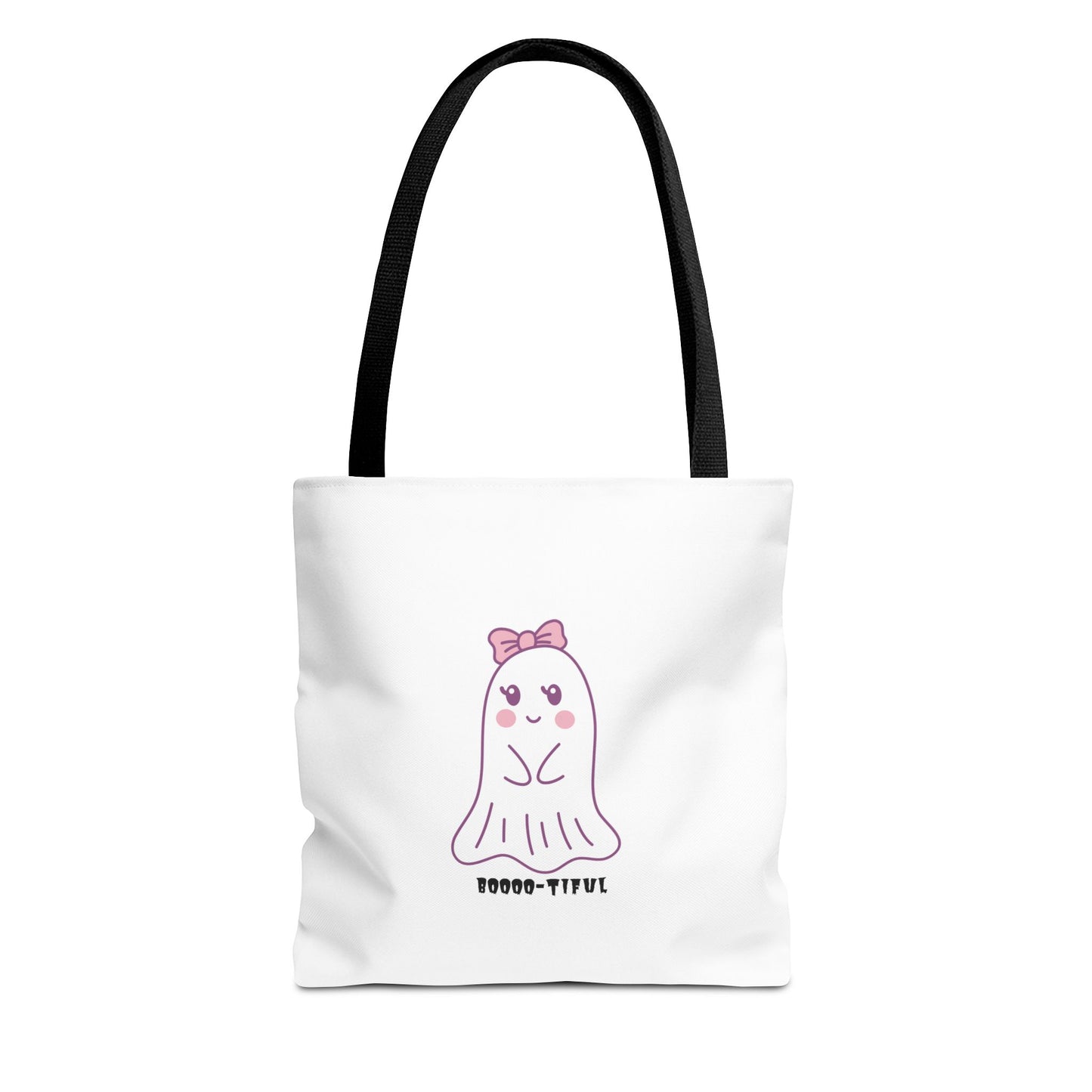 Cute Ghost Halloween Lover Spooky Season Tote Trick or Treating Candy Bag Fall Themed Reusable Lunch Tote