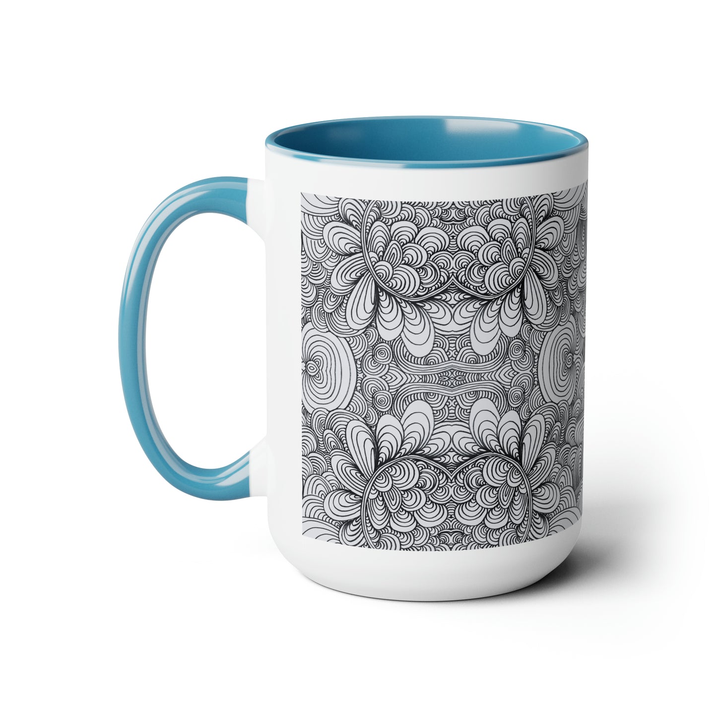 15oz Original Art Mug - Apricots Noir Mirage