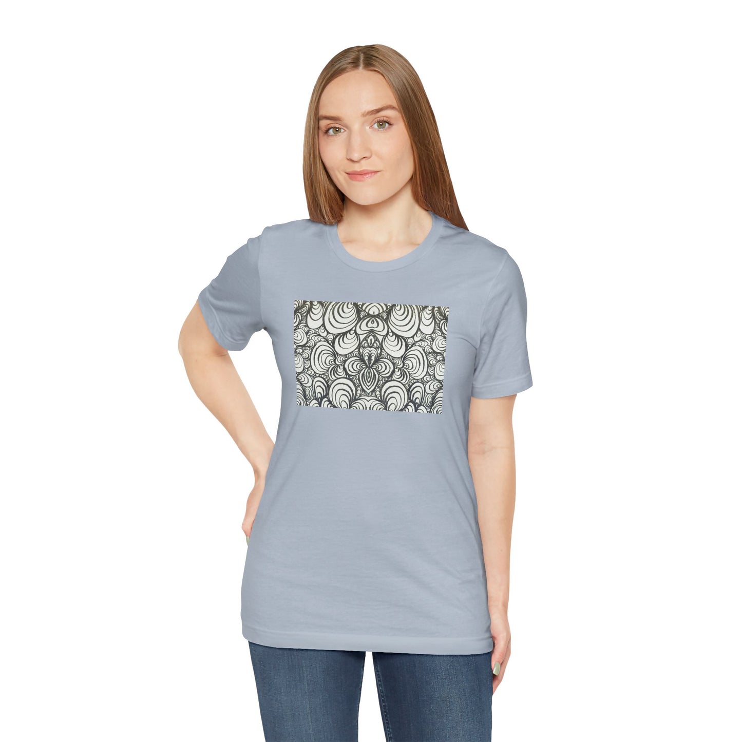 Unisex Original Line Art T-Shirt - Puzzle Panels 1