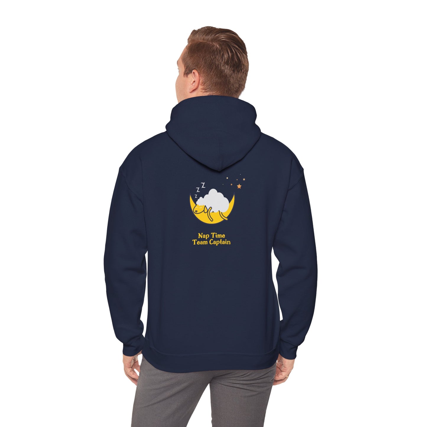 Unisex Heavy Blend™ Nap Time Team Captain Hooded Sweatshirt