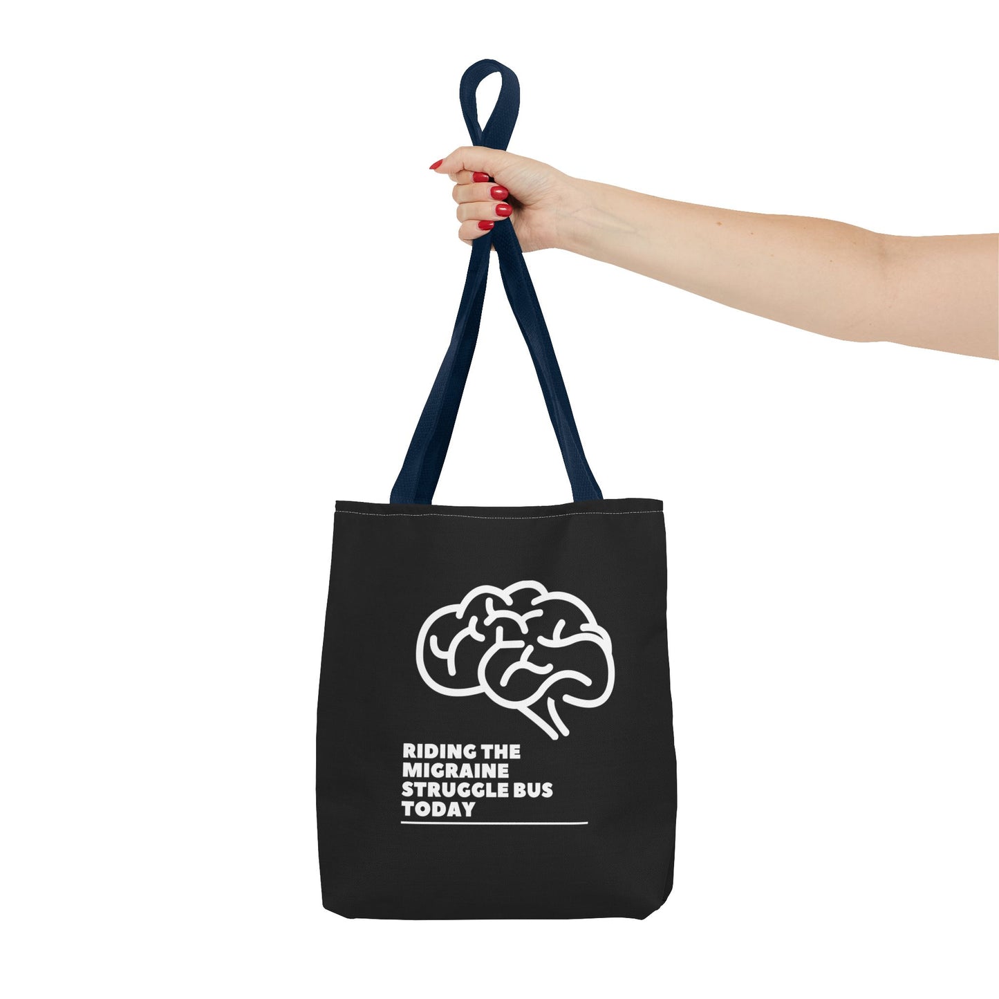 Unisex Migraine Day Invisible Illness Warrior Tote Bag