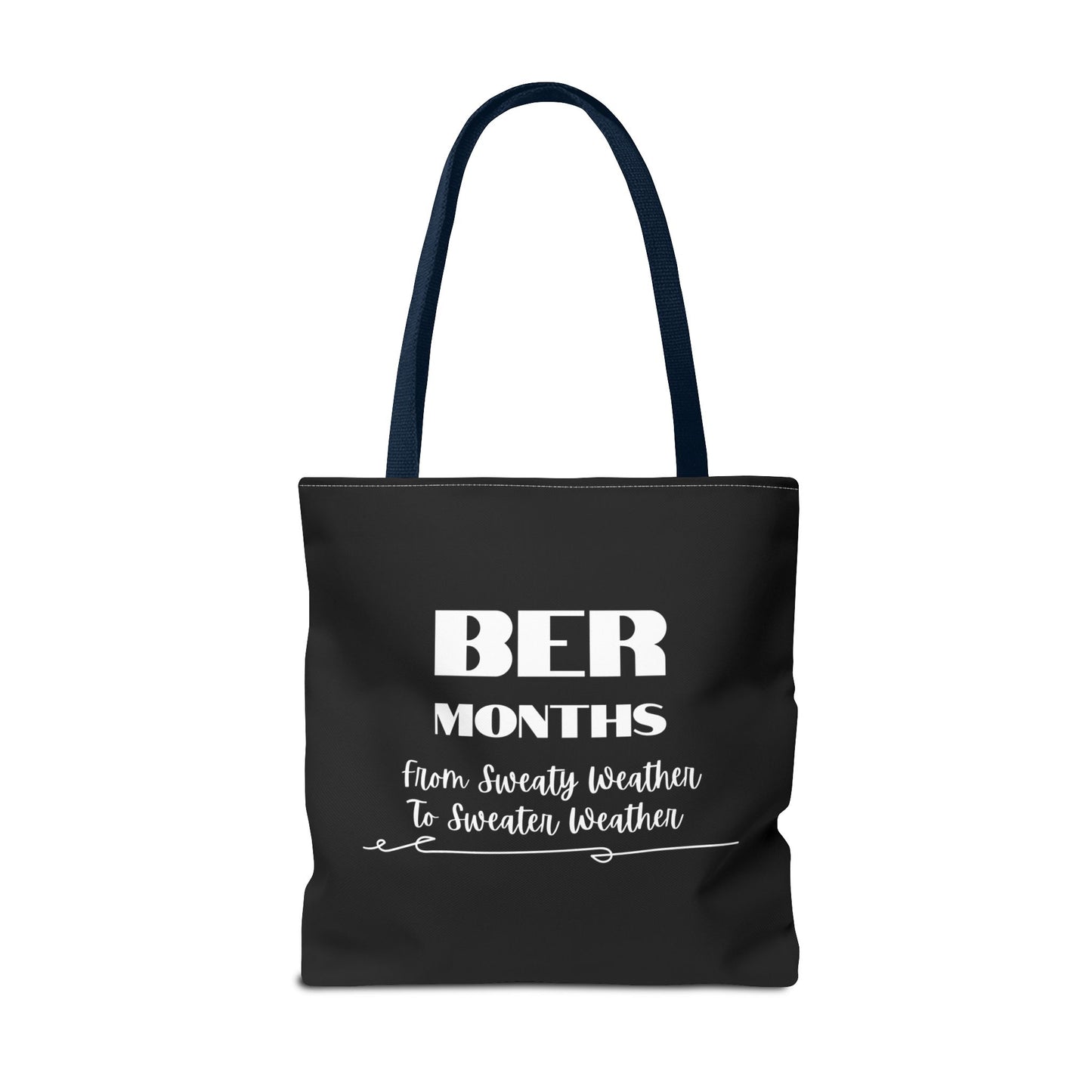 Unisex BER Months Tote Bag Autumn September October November December Tote Bag Favorite Months Tote Bag