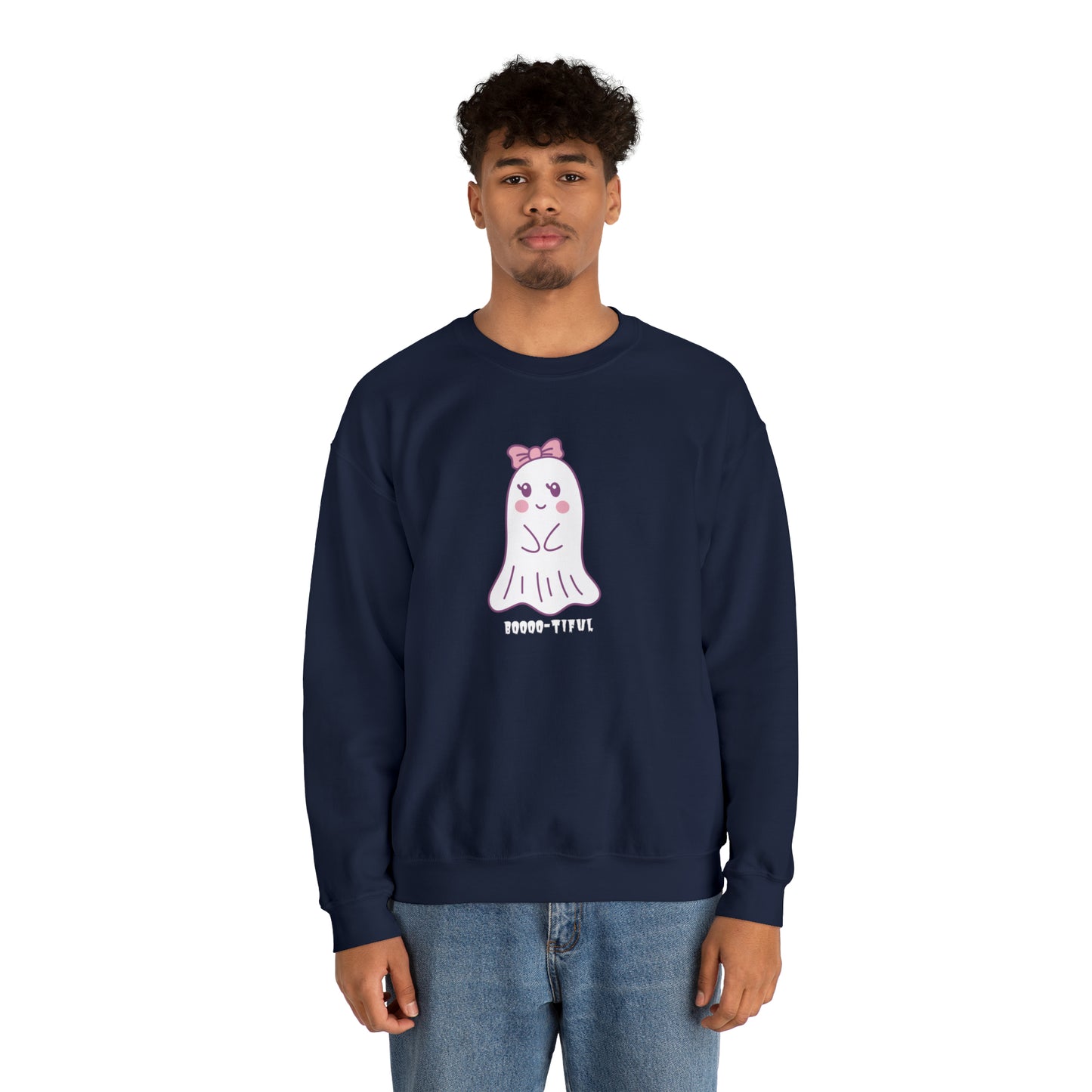 Unisex Cute Ghost Boooo-Tiful Fall Sweatshirt