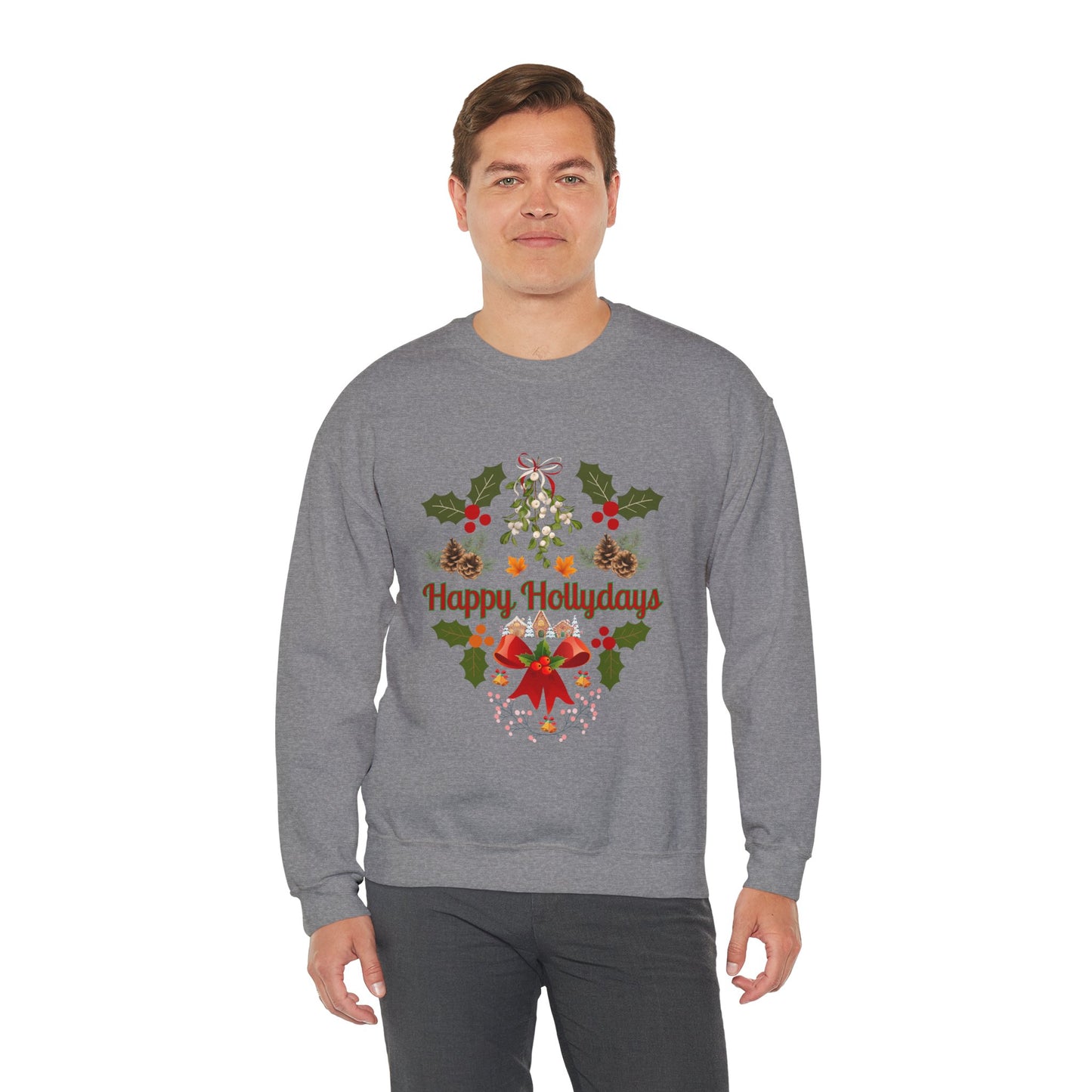 Unisex Ugly Sweater Contest Happy Hollydays Sweatshirt