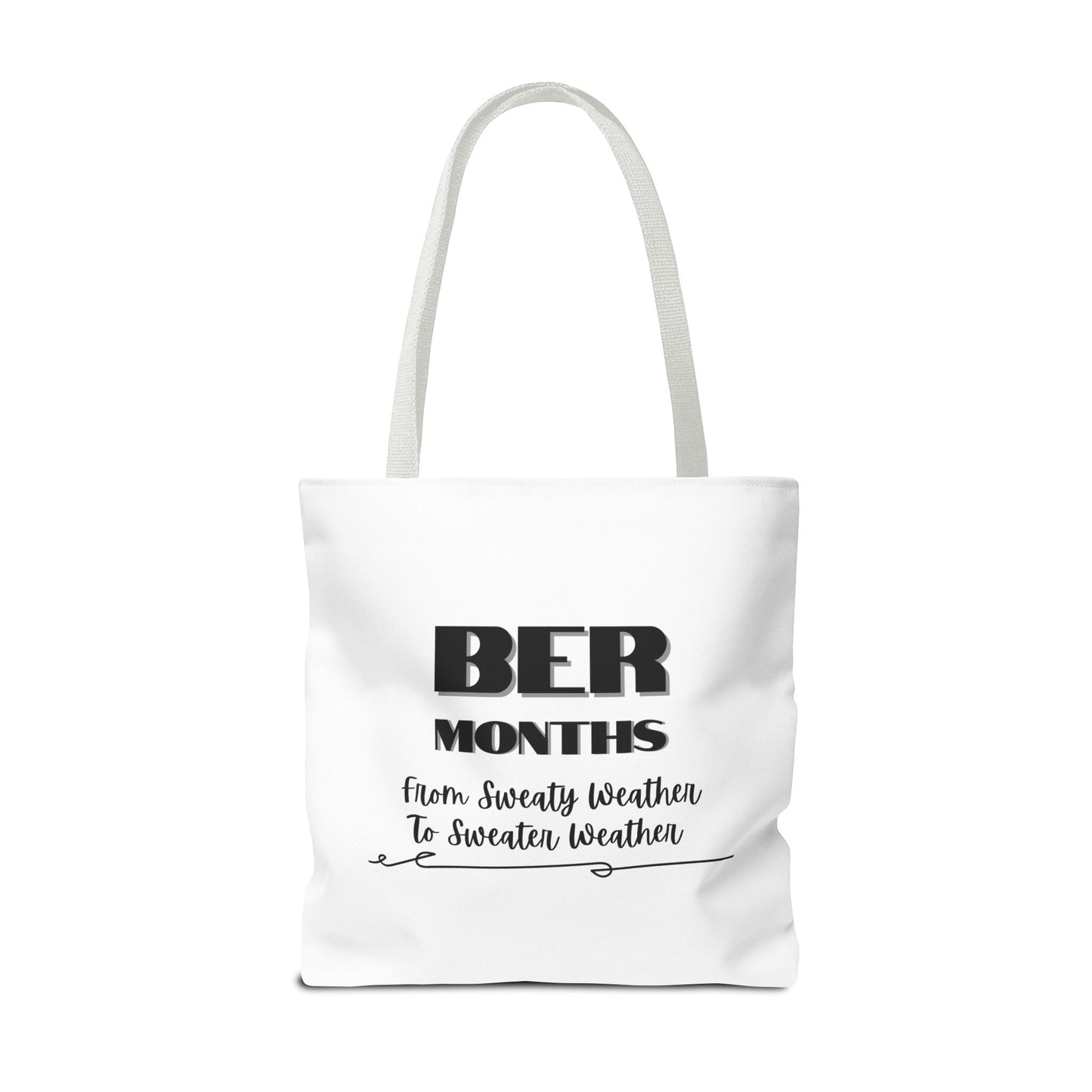 Unisex BER Months Tote Bag Autumn Fall September October November December Tote Bag Favorite Months Tote Bag