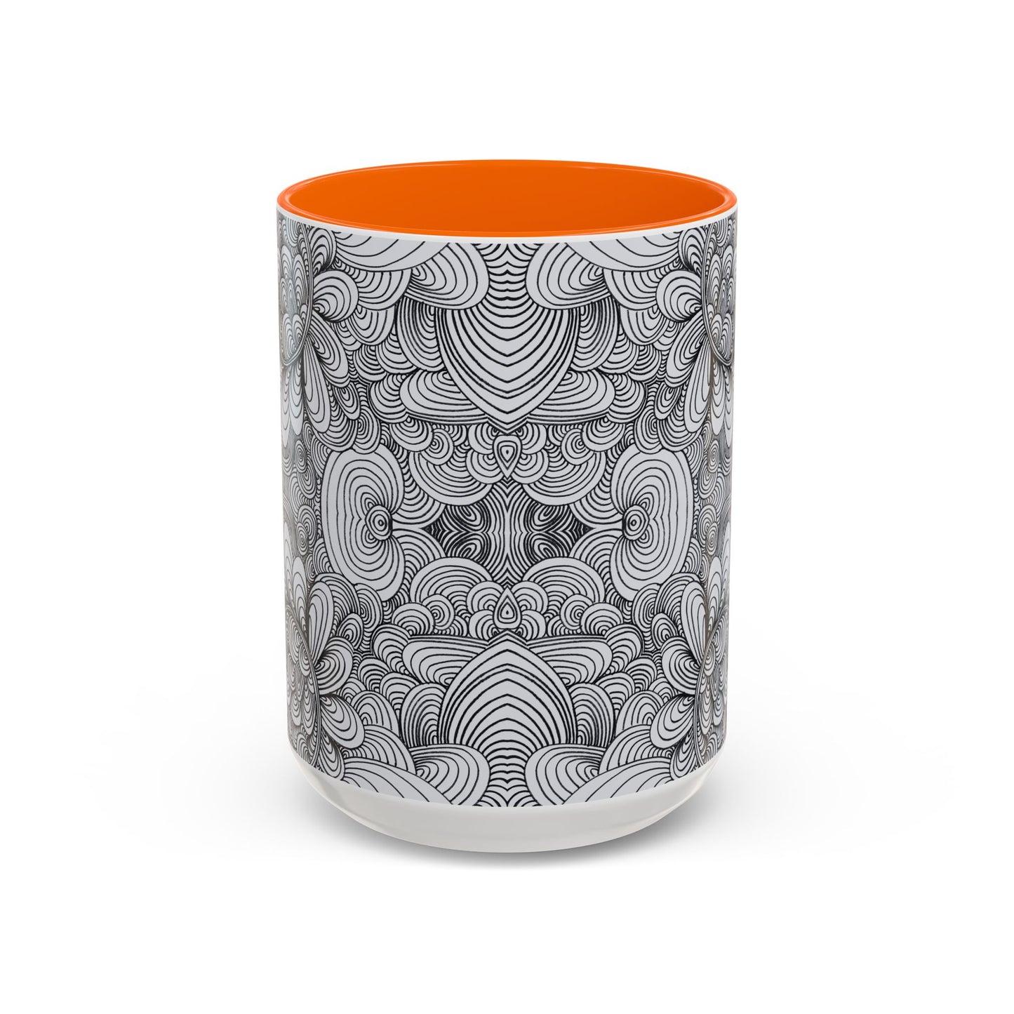 11oz/15oz Original Line Art Coffee Mug - Apricots Noir Mirage