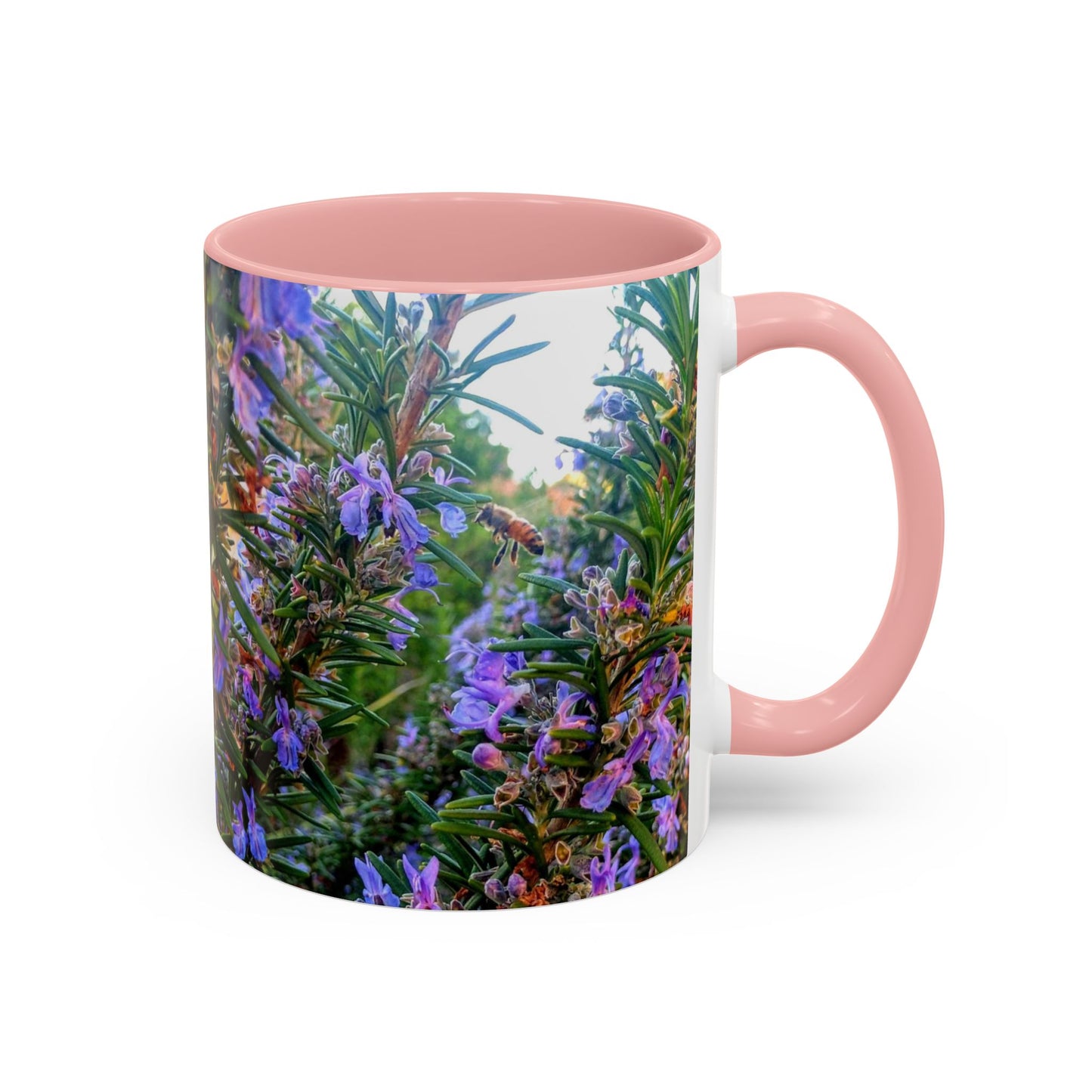 11oz/15oz Garden Themed Rosemary and Bee Pollinator Coffee Mug