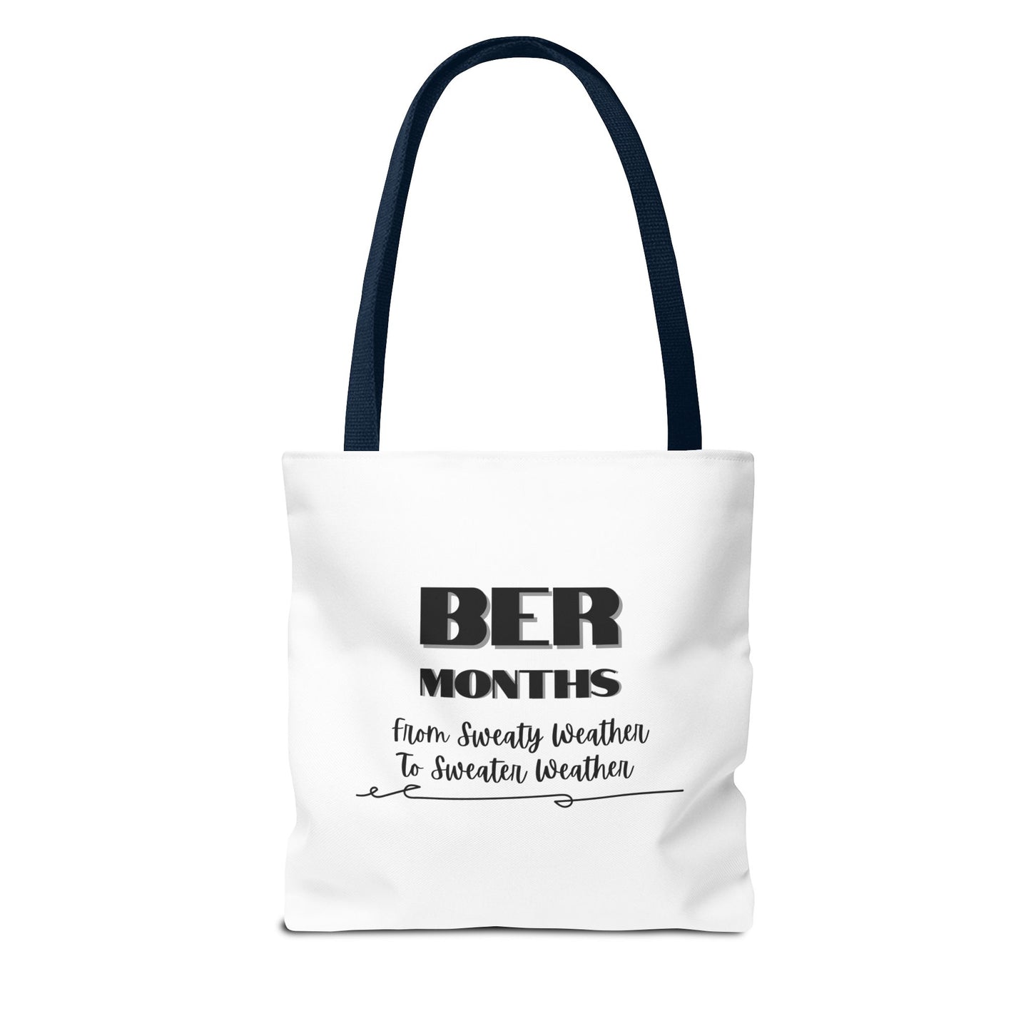 Unisex BER Months Tote Bag Autumn Fall September October November December Tote Bag Favorite Months Tote Bag