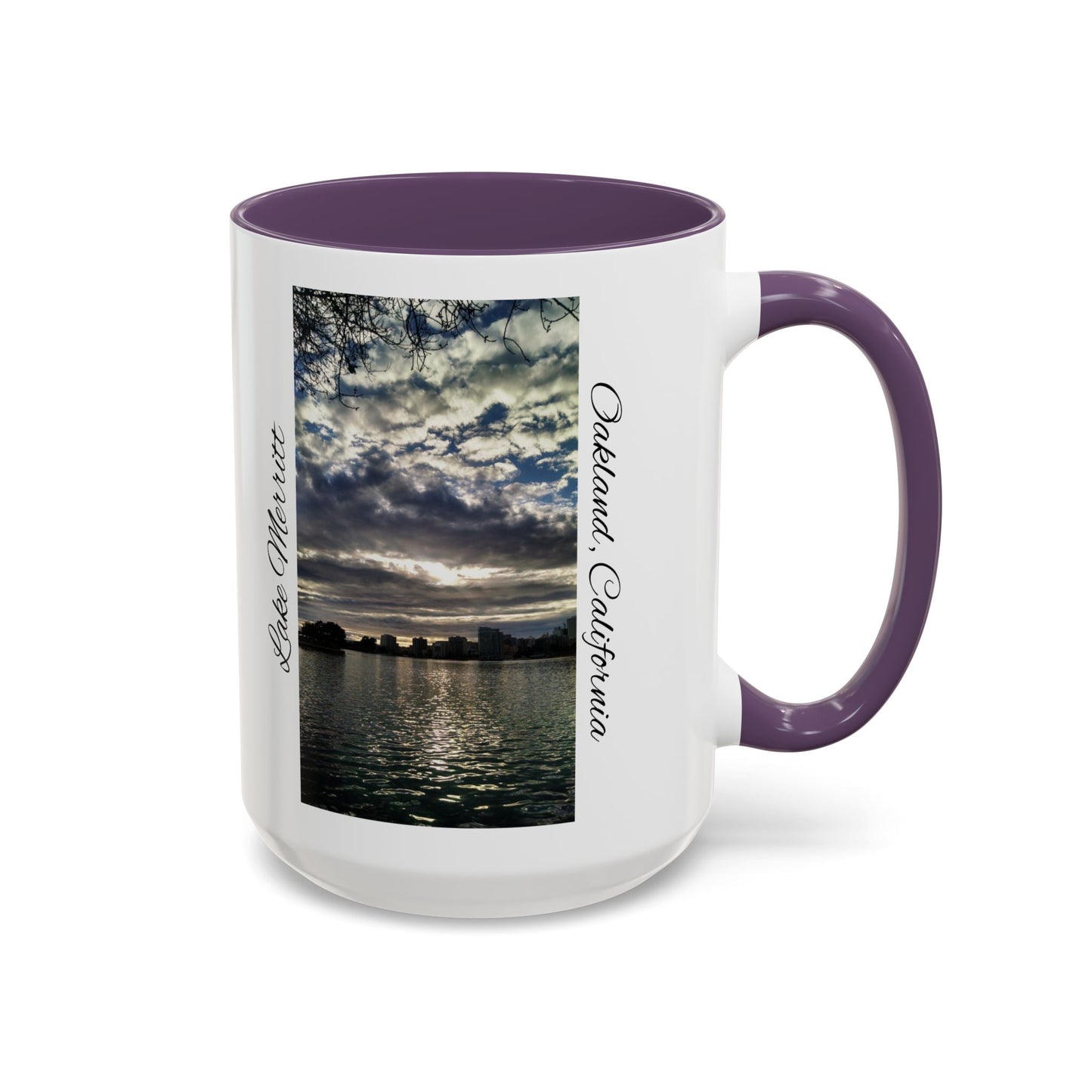 11oz/15oz Two Tone Lake Merritt, Oakland California San Francisco Bay Area Keepsake Coffee Mug