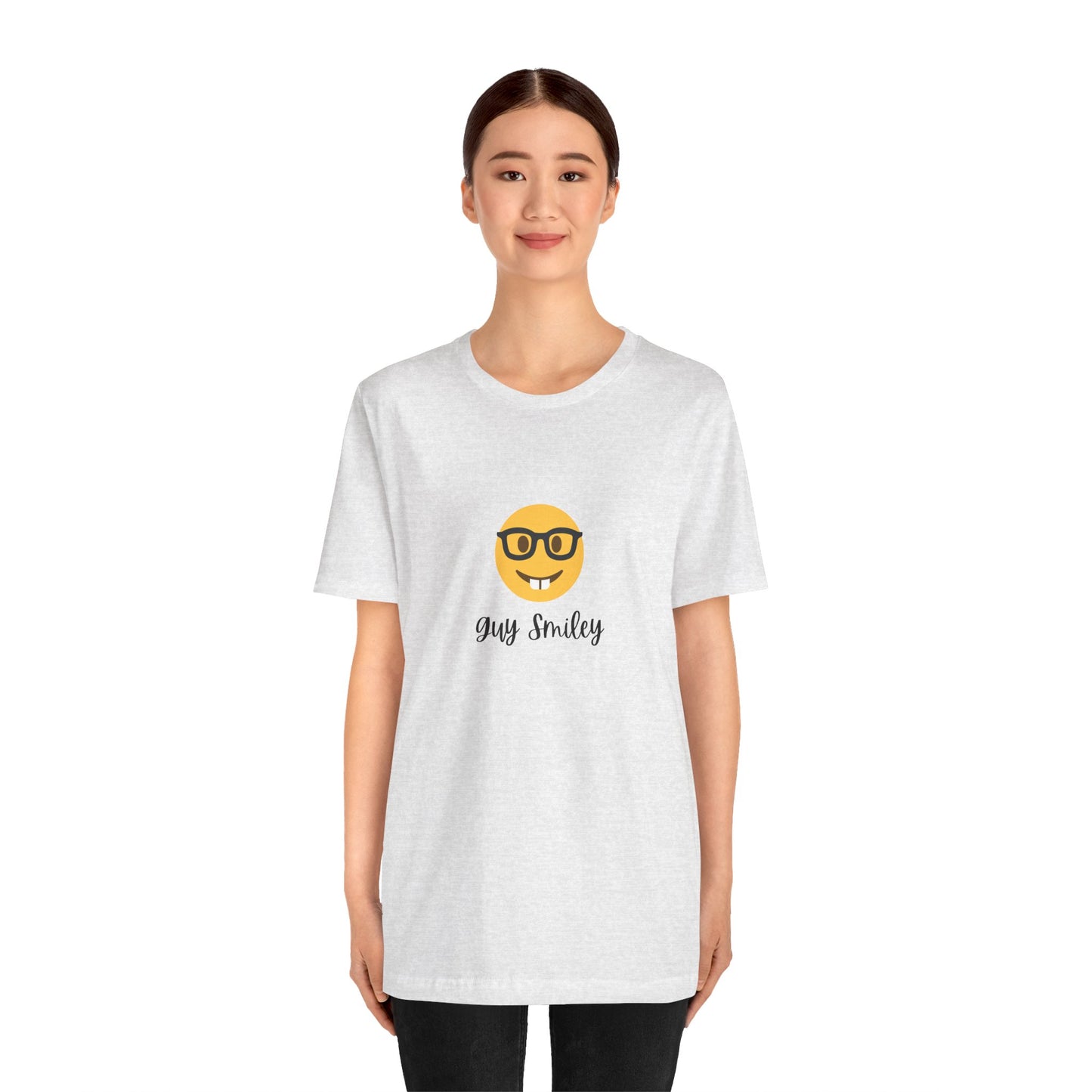 Unisex Jersey Short Sleeve Guy Smiley T-Shirt