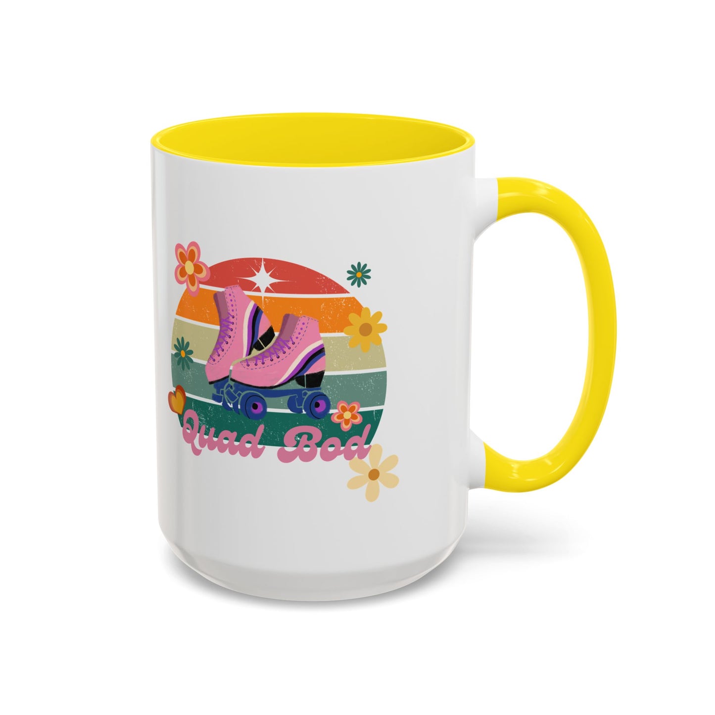 11oz/15oz Retro Vibes Roller Skate Quad Bod Coffee Mug