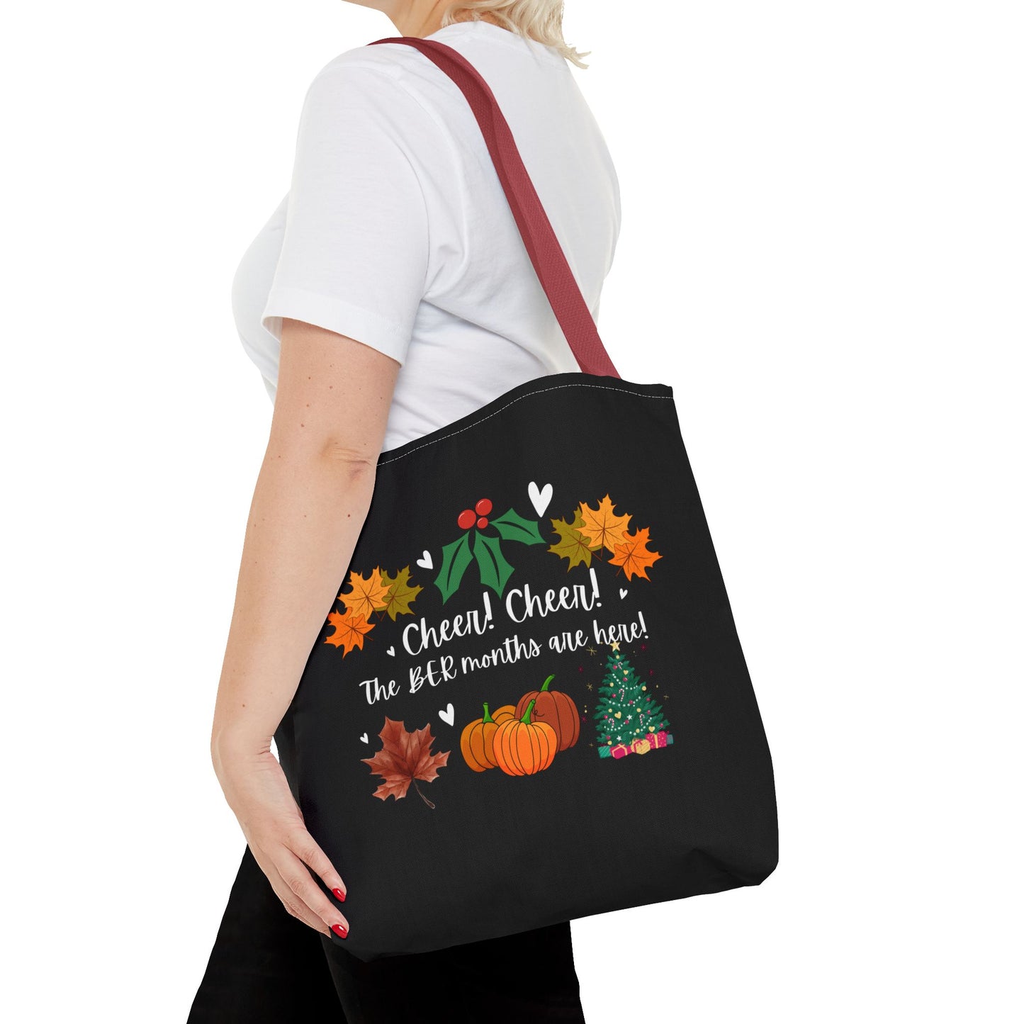 Unisex BER Months Tote Bag Autumn Tote Fall Tote Bag September Tote October Tote Bag November Bag December Tote Bag Favorite Months Tote Bag
