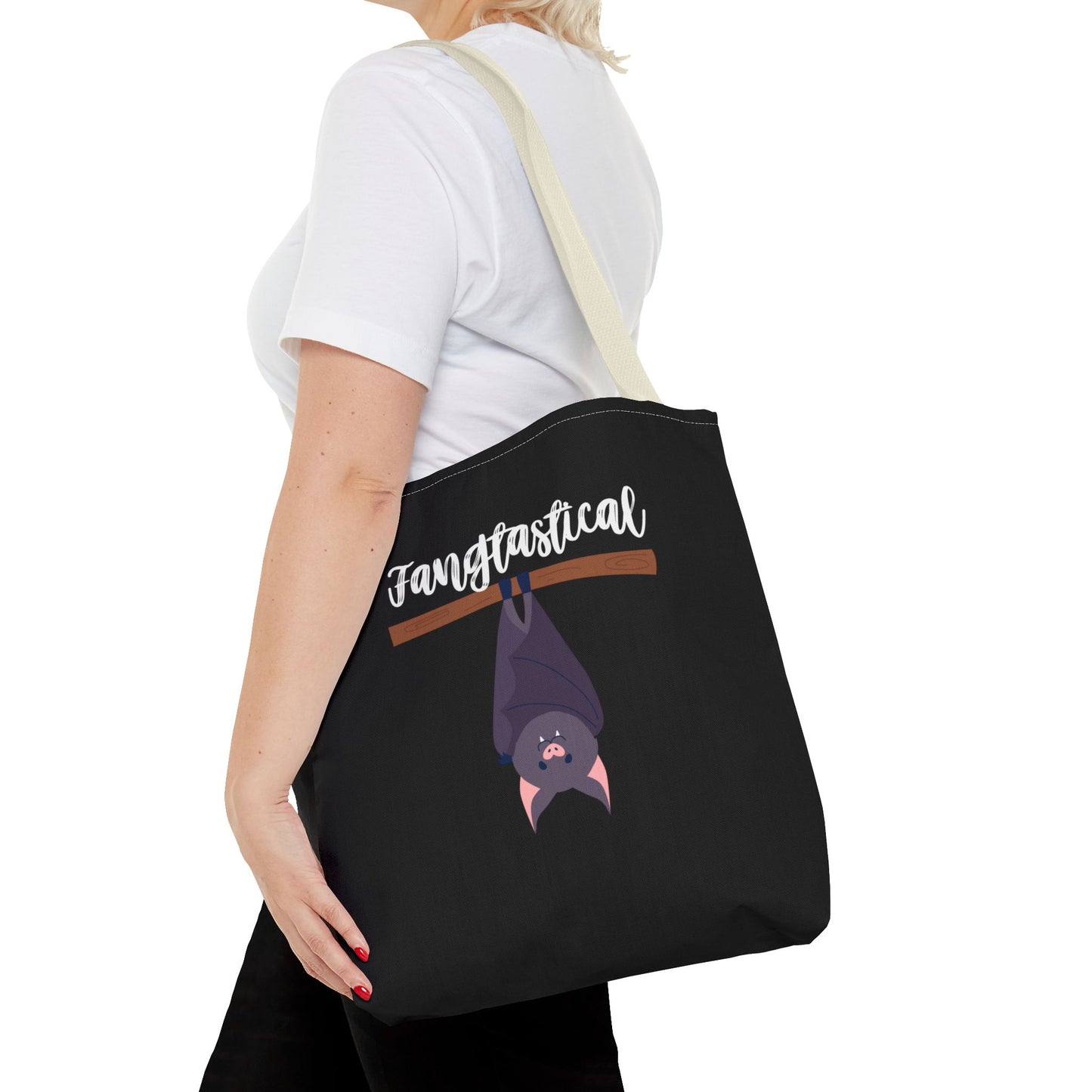 Cute Halloween Bat Lover Tote Bag Gift for Spooky Season Tote Trick or Treating Candy Bag Gift for Bat Lover Reusable Lunch Tote