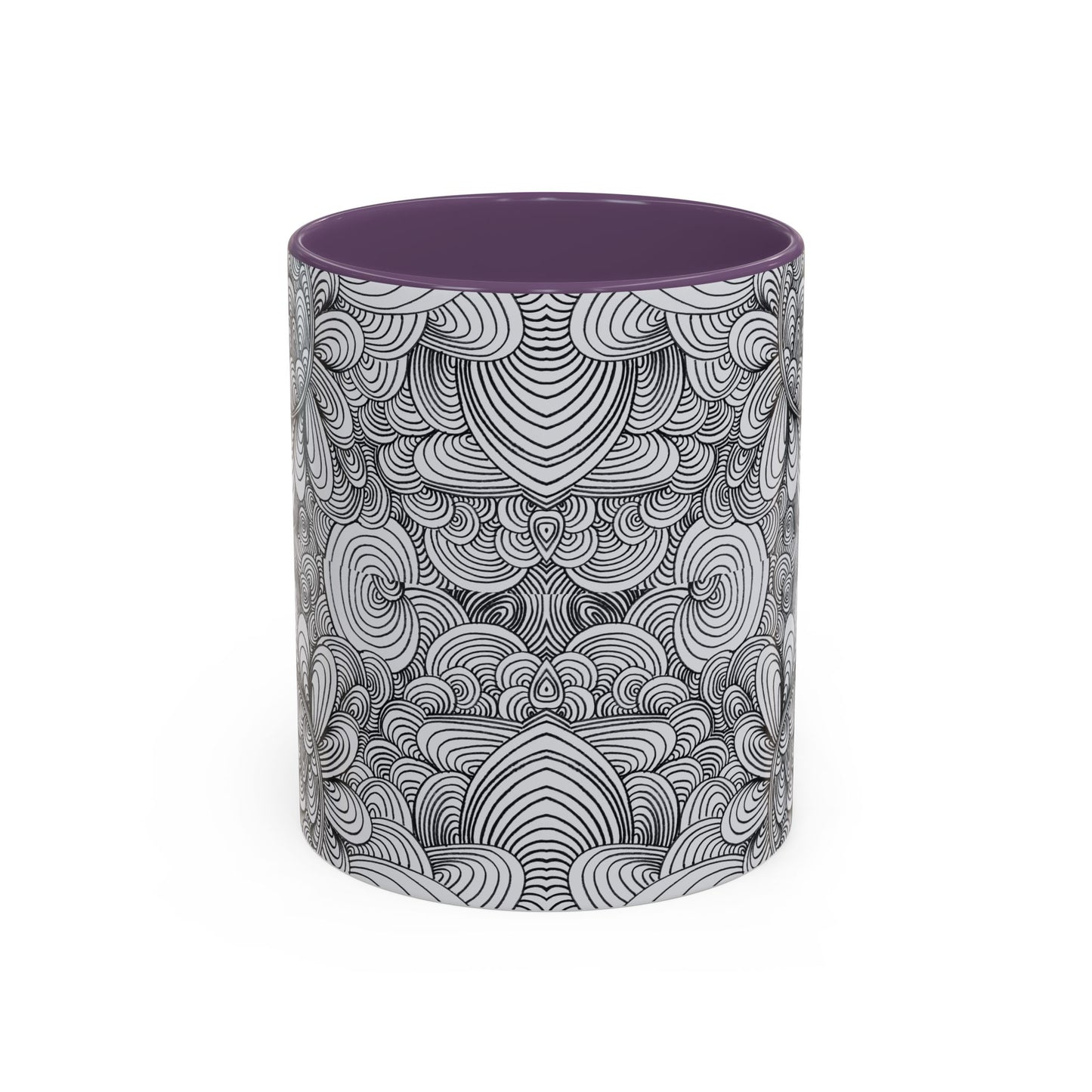 11oz/15oz Original Line Art Coffee Mug - Apricots Noir Mirage