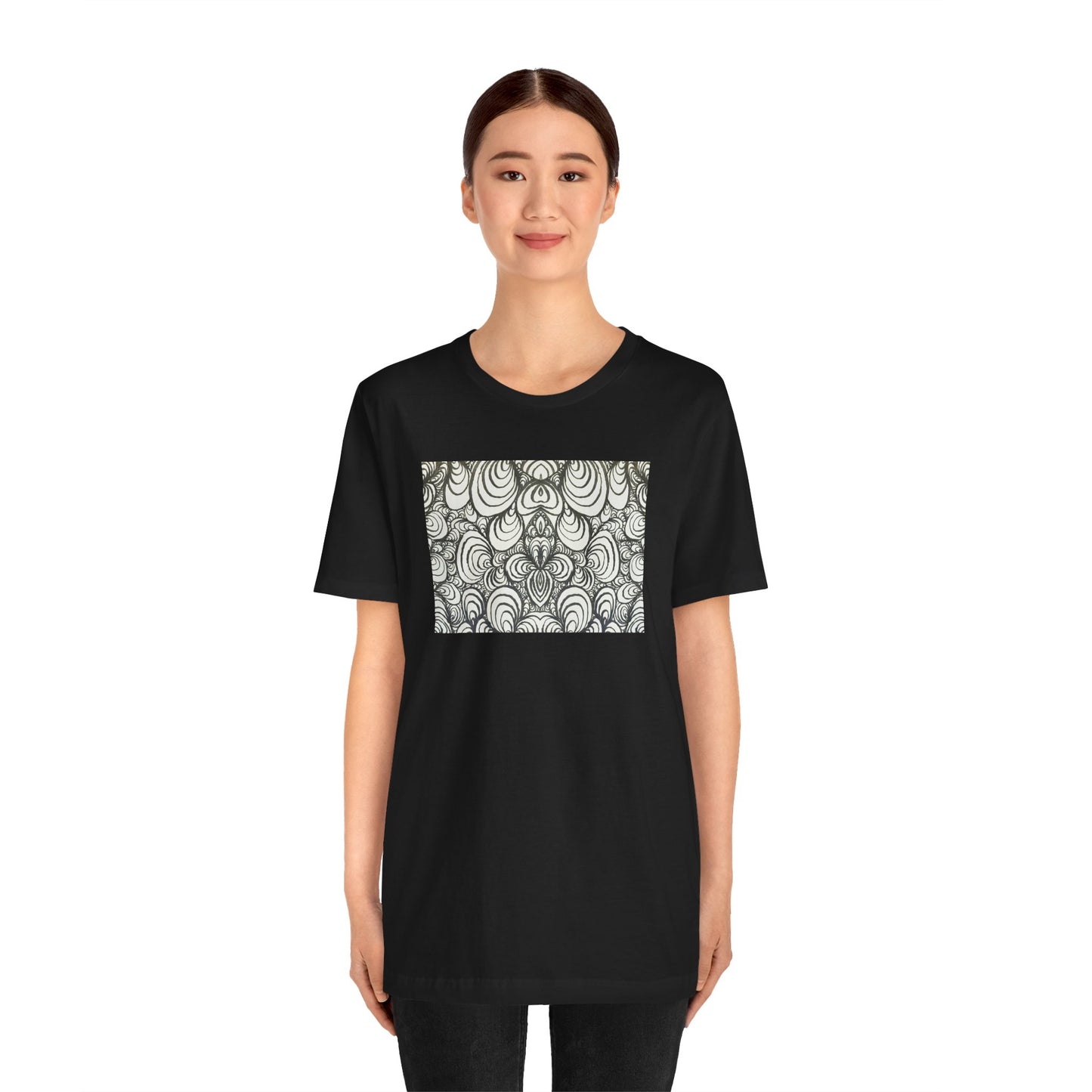 Unisex Original Line Art T-Shirt - Puzzle Panels 1