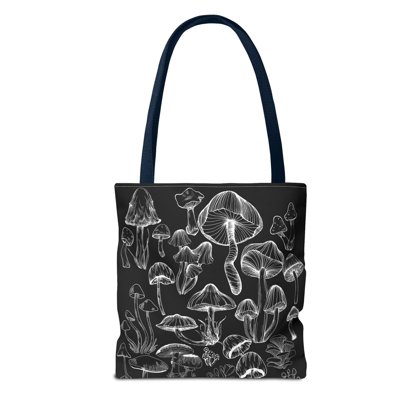 Unisex Mushroom Lover Fungi Print Toadstool Mycology Tote Bag