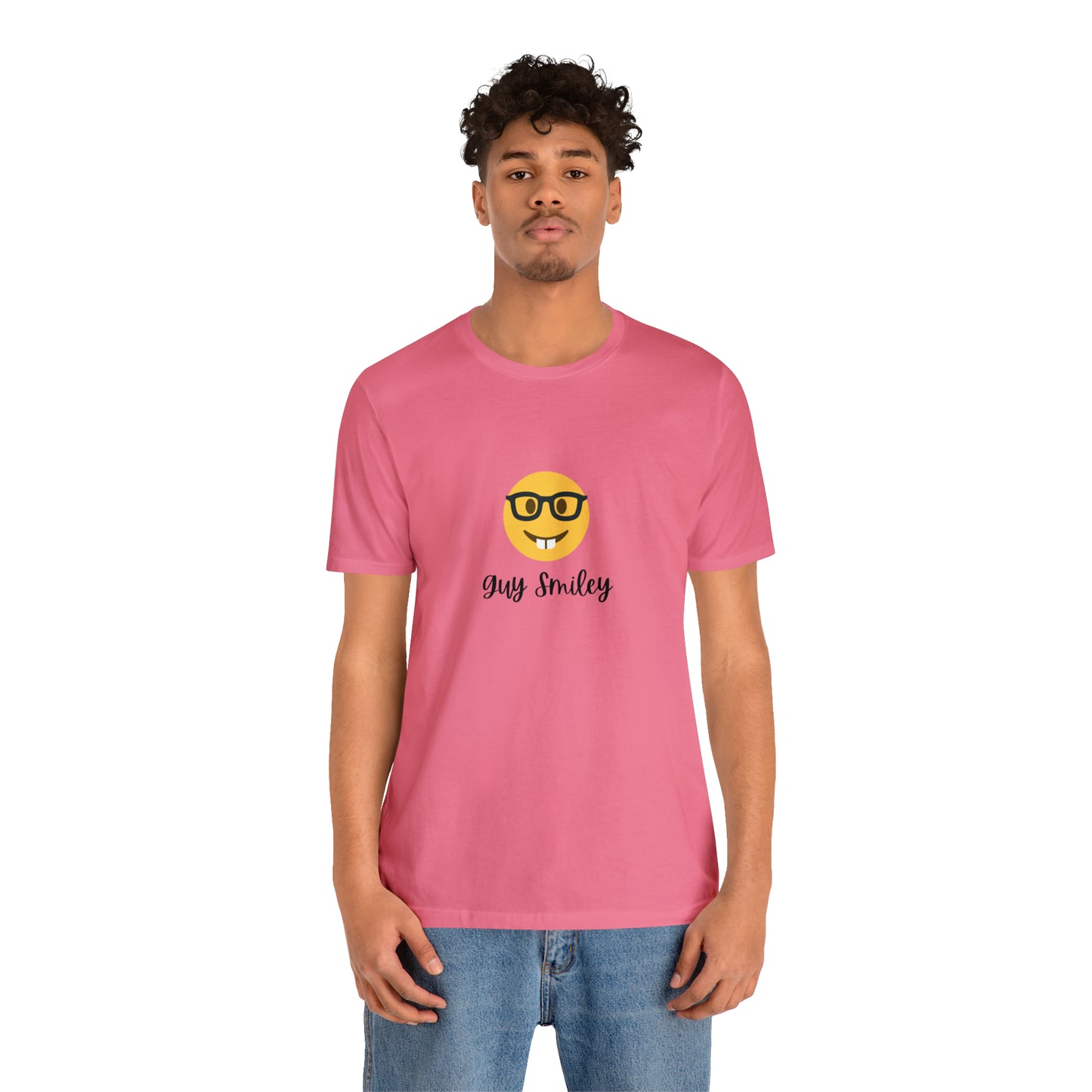 Unisex Jersey Short Sleeve Guy Smiley T-Shirt