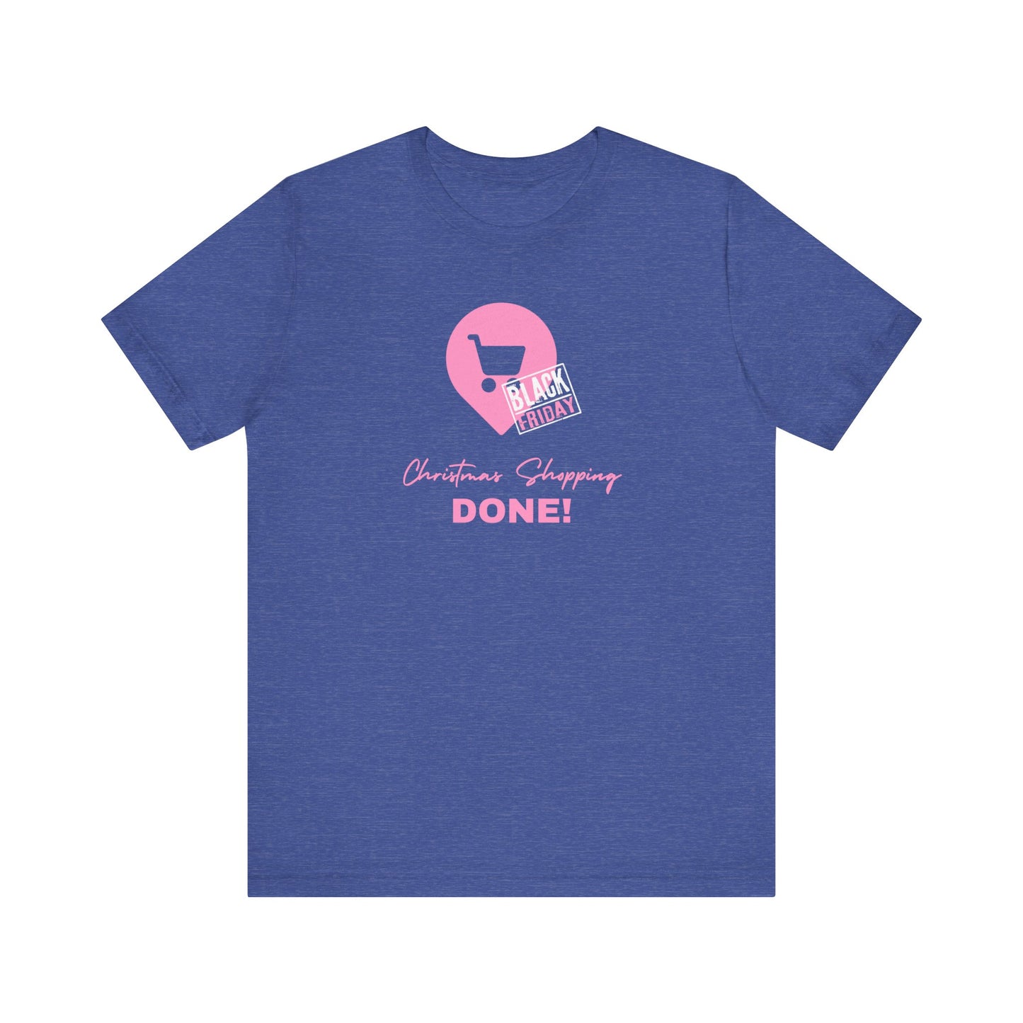 Unisex Jersey Short Sleeve Black Friday Christmas Shopping T-Shirt