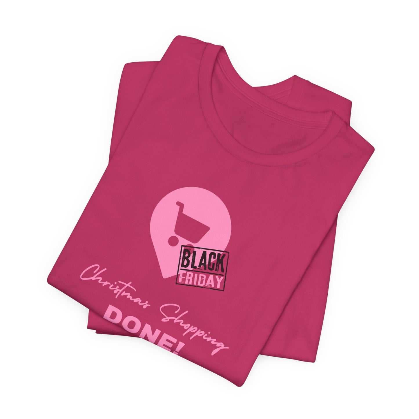 Unisex Jersey Short Sleeve Black Friday Christmas Shopping T-Shirt
