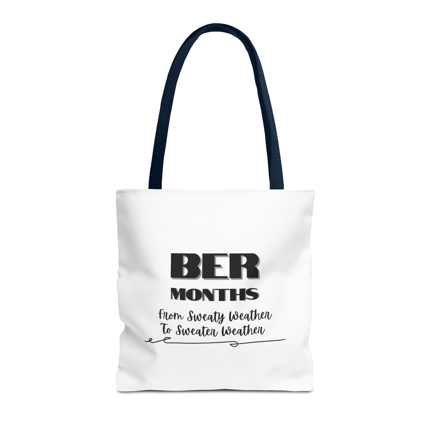 Unisex BER Months Tote Bag Autumn Fall September October November December Tote Bag Favorite Months Tote Bag