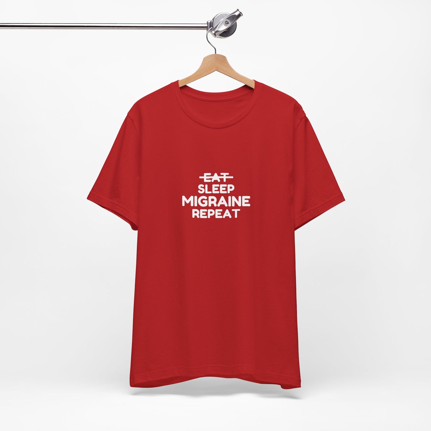 Unisex Migraine Day Invisible Illness Warrior Eat Sleep Migraine Repeat Tshirt