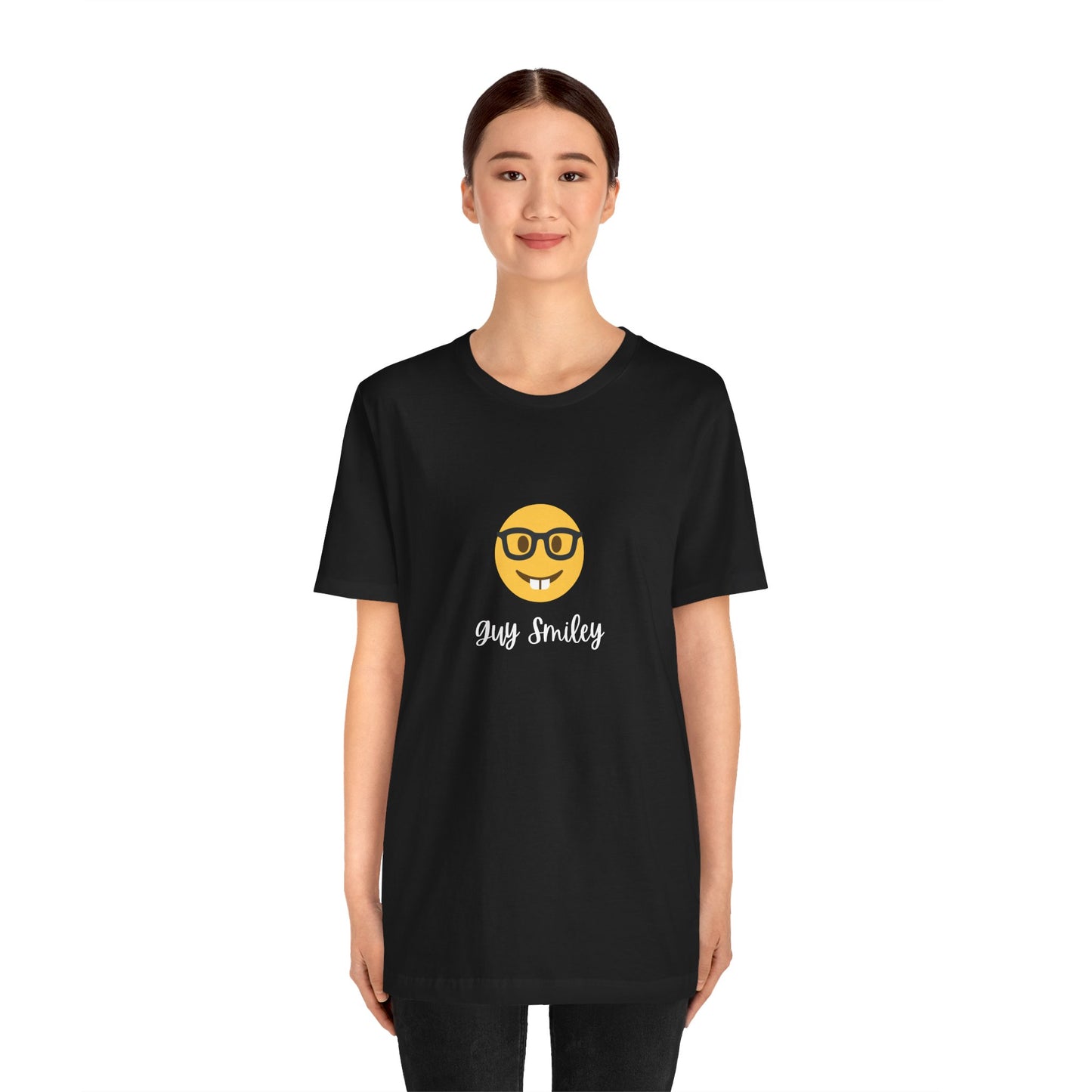 Unisex Jersey Short Sleeve Guy Smiley T-Shirt