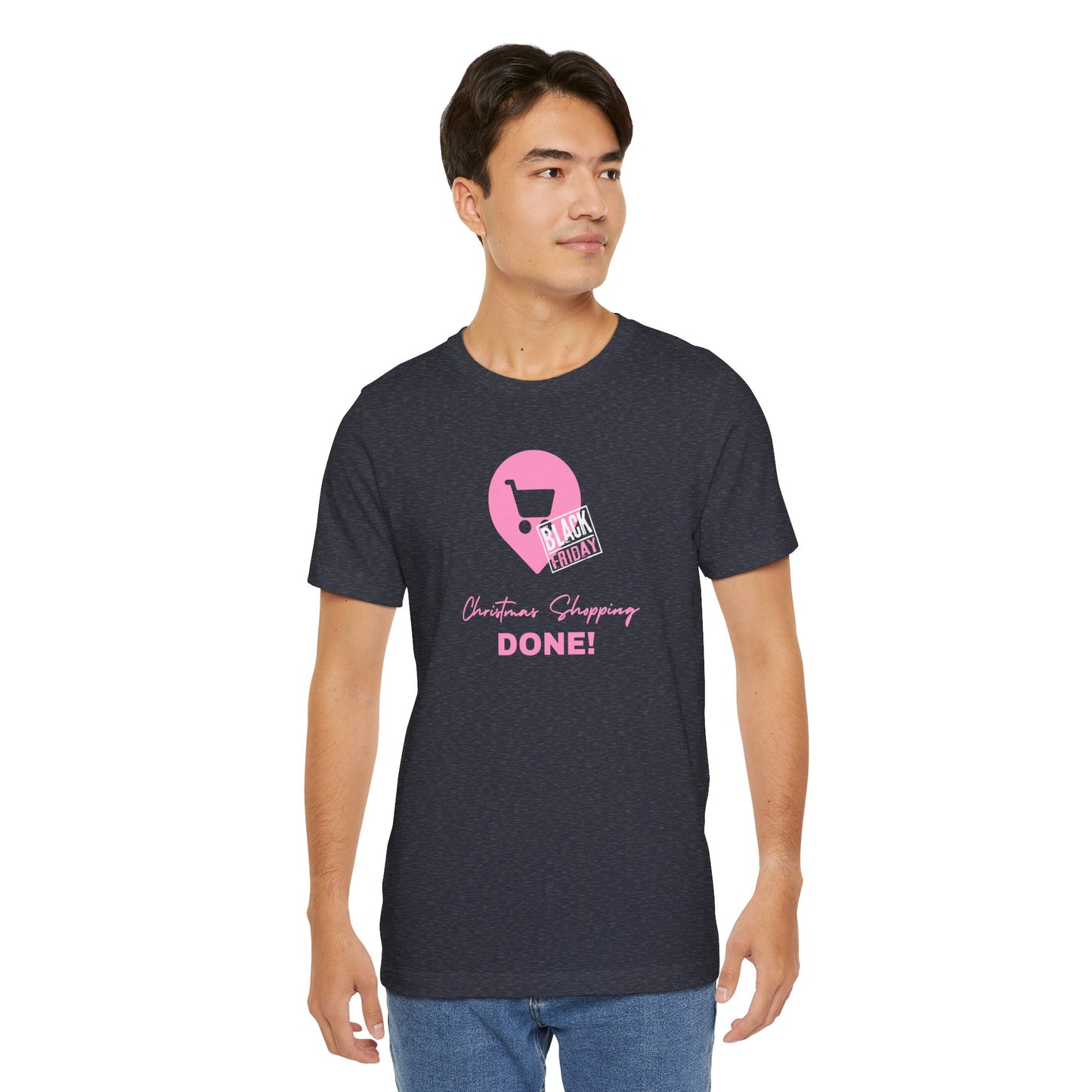 Unisex Jersey Short Sleeve Black Friday Christmas Shopping T-Shirt