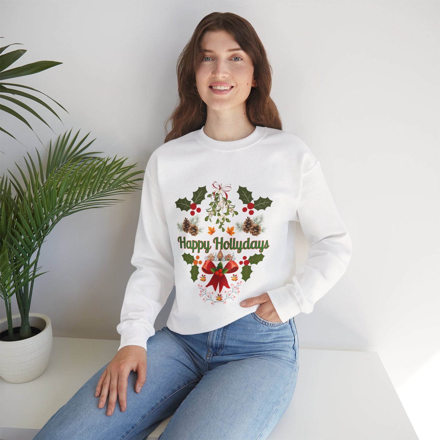 Unisex Ugly Sweater Contest Happy Hollydays Sweatshirt