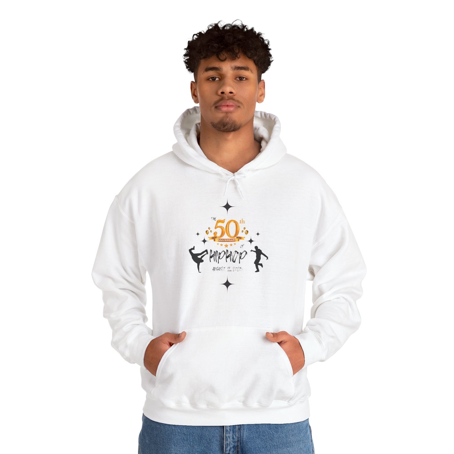 Unisex Heavy Blend™ 50th Anniversary of HipHop August 11, 2023 Commemorate 50 Years Hooded Sweatshirt