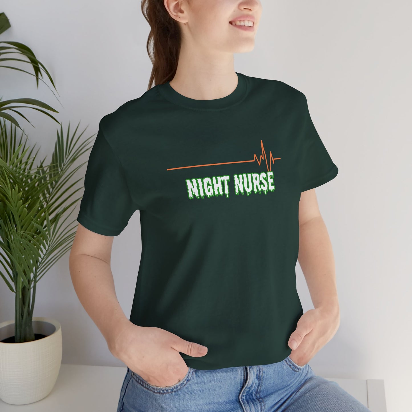 Unisex Night Nurse Fall Halloween Trick Or Treating T-Shirt