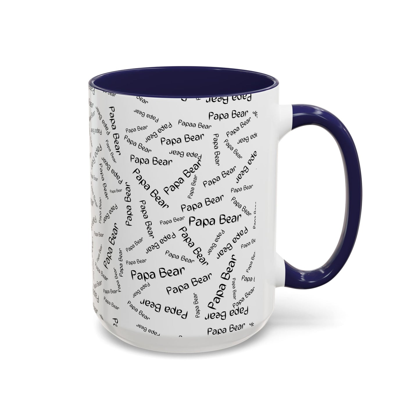 11oz/15oz Papa Bear Word Scramble Coffee Mug