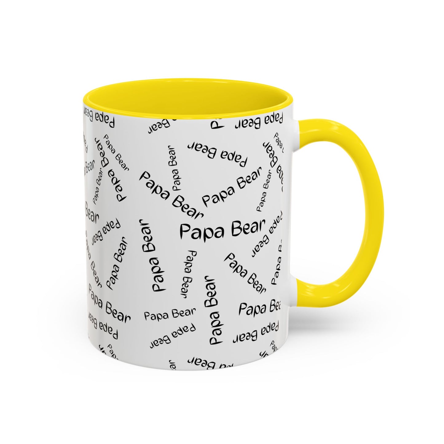 11oz/15oz Papa Bear Word Scramble Coffee Mug