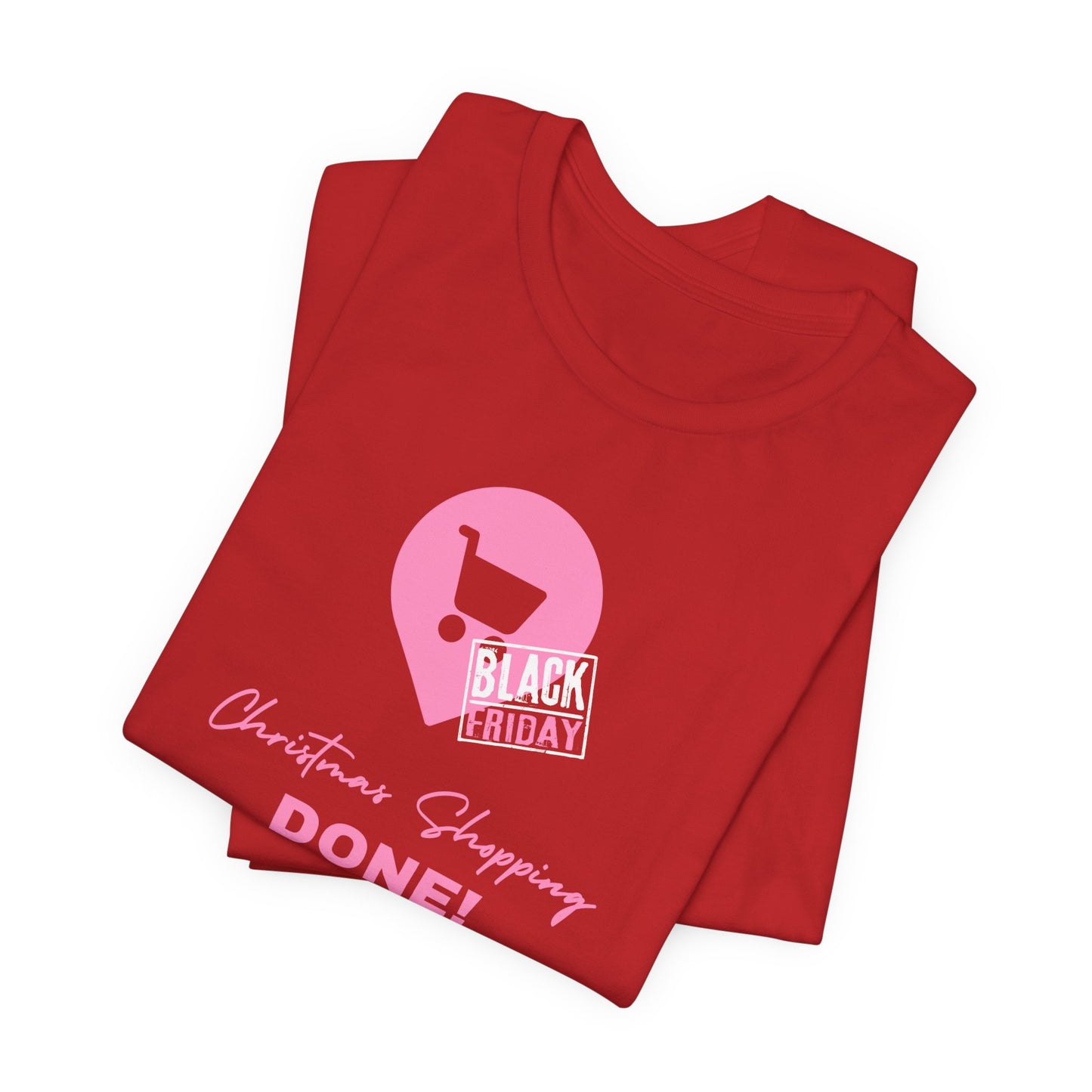 Unisex Jersey Short Sleeve Black Friday Christmas Shopping T-Shirt