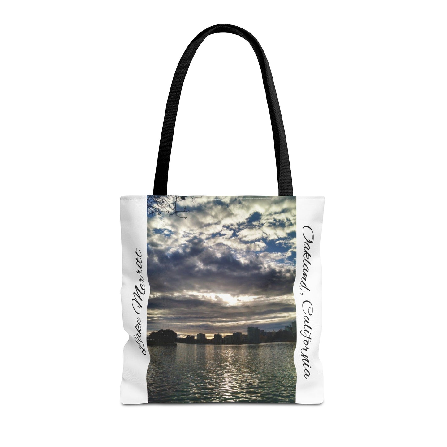 Unisex Travel Tote Lake Merritt Scenic View Oakland California Bay Area Keepsake Reusable Grocery Tote Yoga Bag Traveler Gift Scenic View