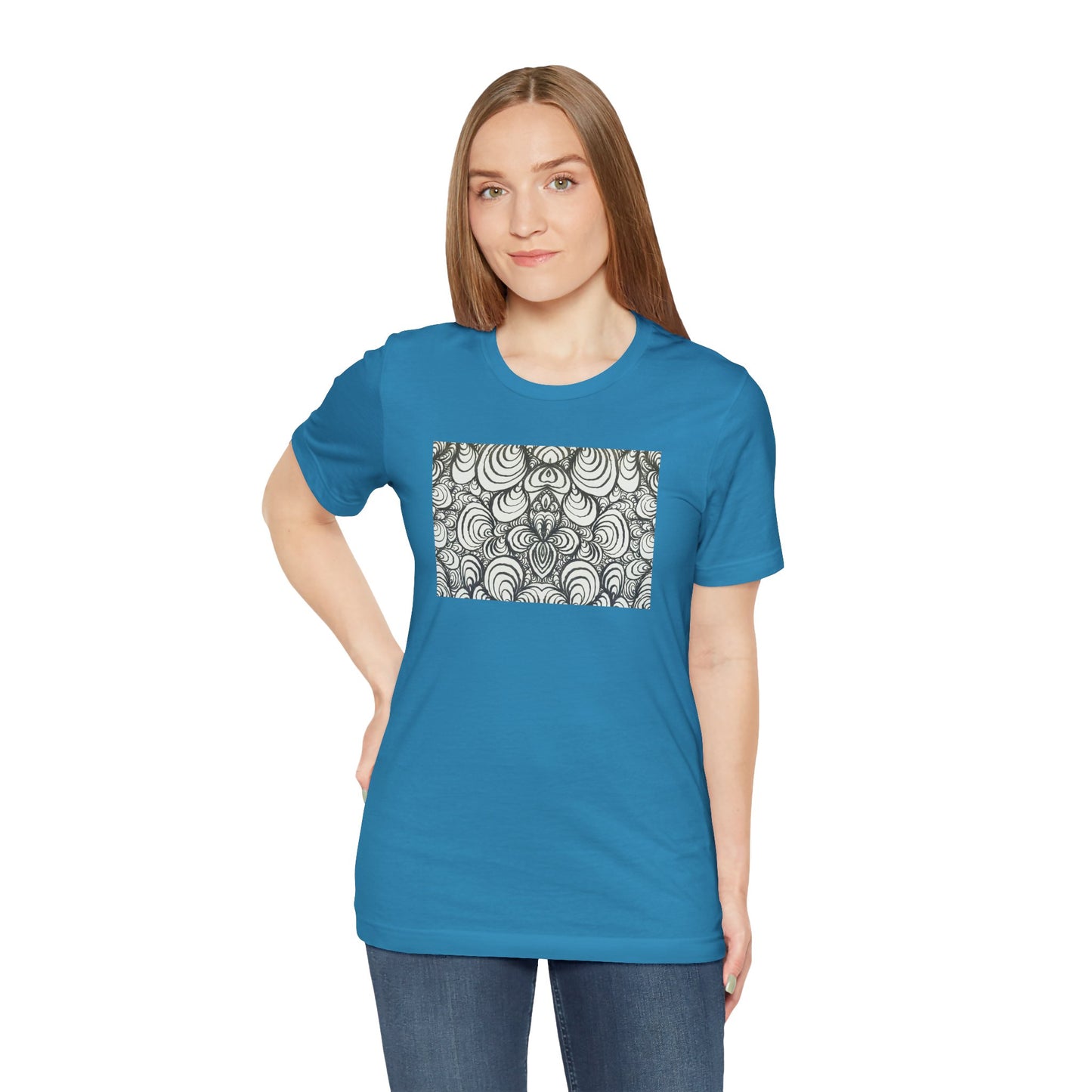 Unisex Original Line Art T-Shirt - Puzzle Panels 1