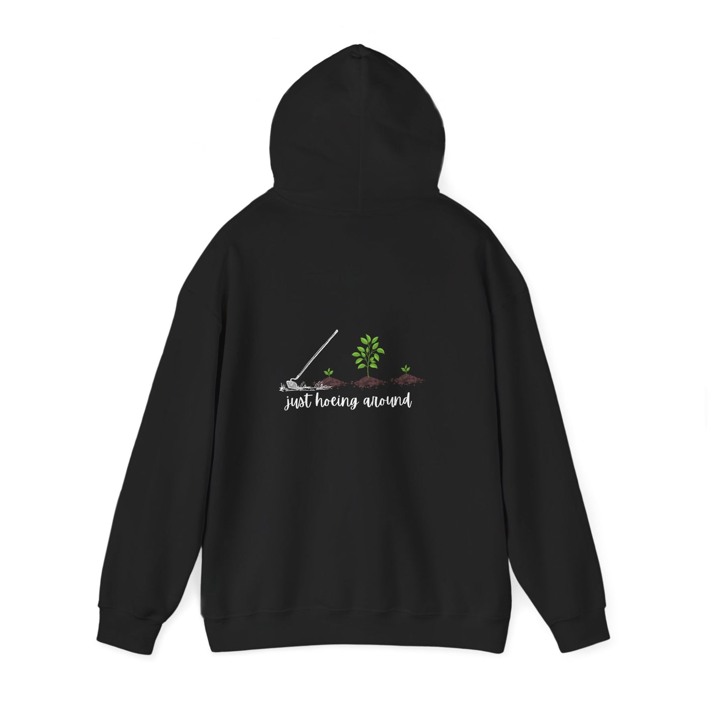 Unisex Heavy Blend™ Just Hoeing Around Gardening Hooded Sweatshirt