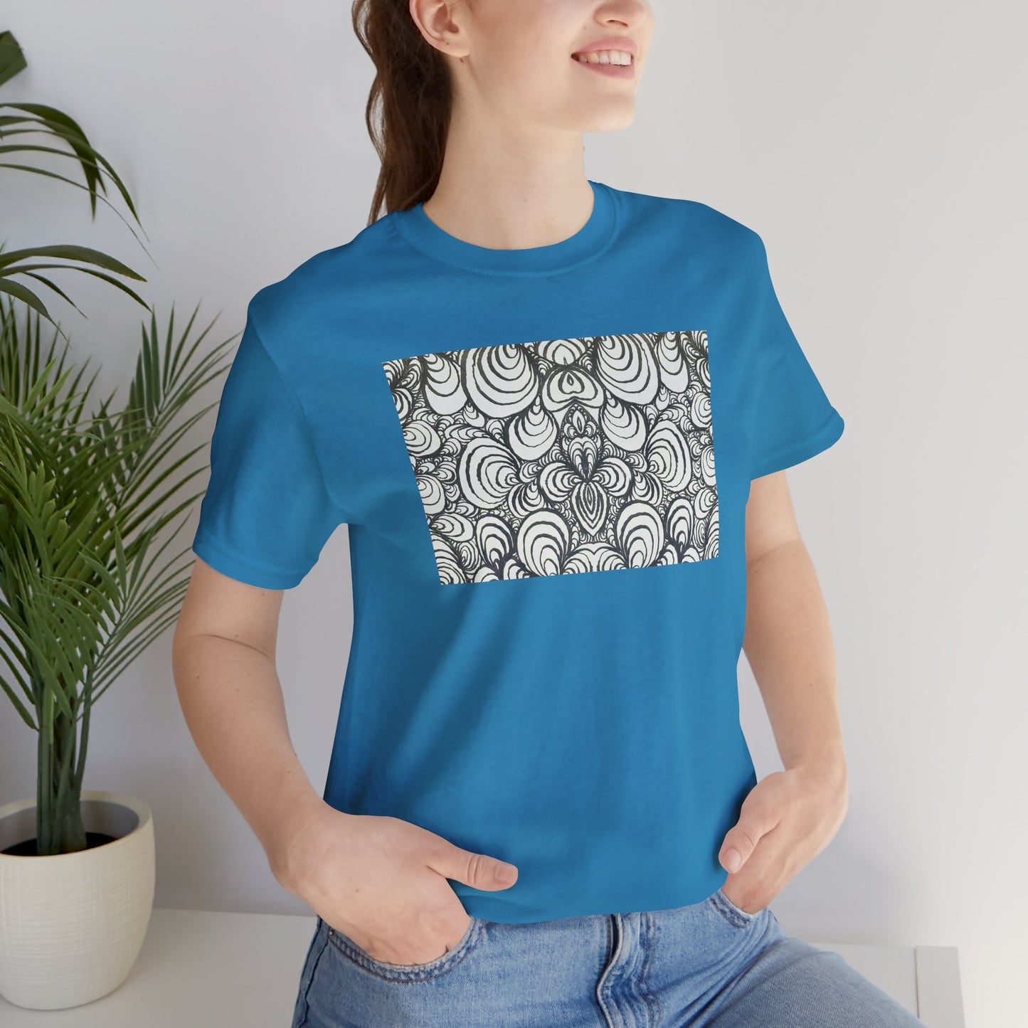 Unisex Original Line Art T-Shirt - Puzzle Panels 1