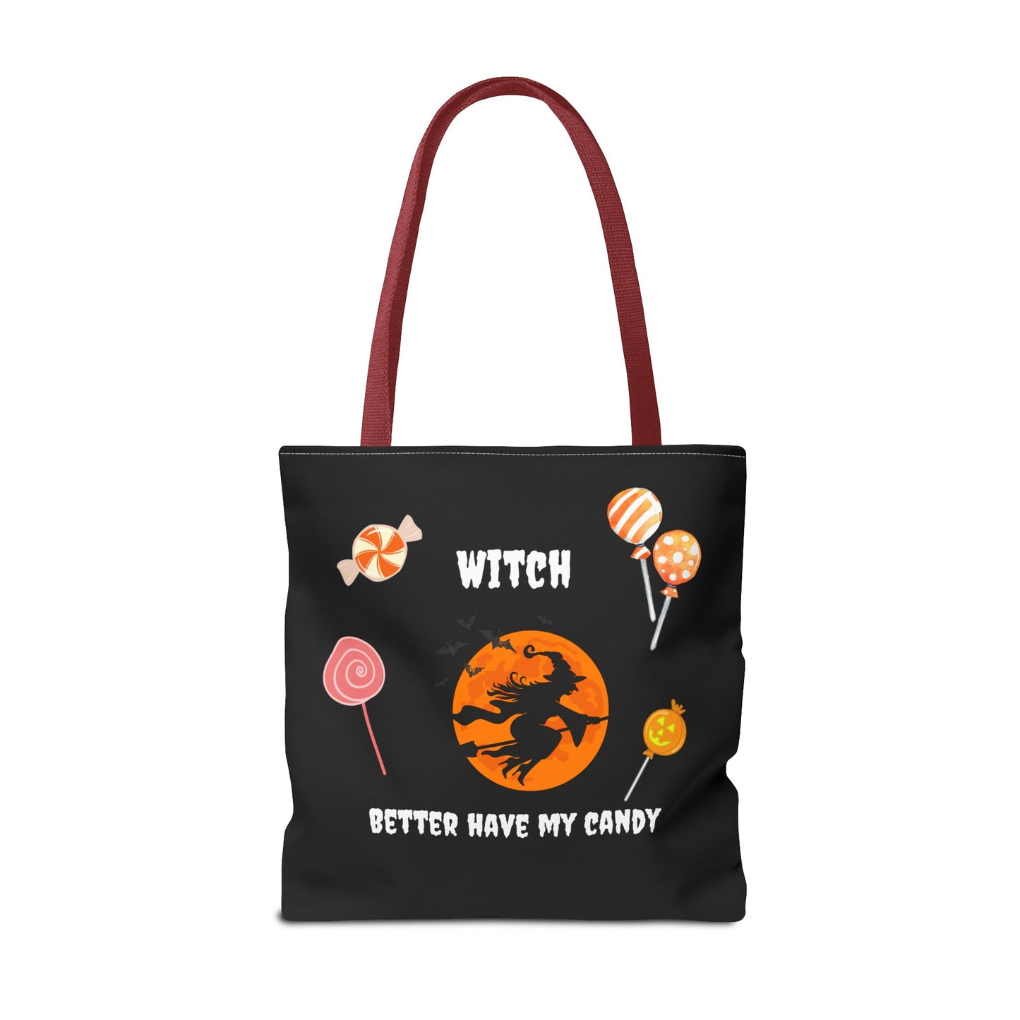 Halloween Tote Bag Gift for Spooky Season Trick or Treating Candy Bag Fall Themed Reusable Lunch Tote