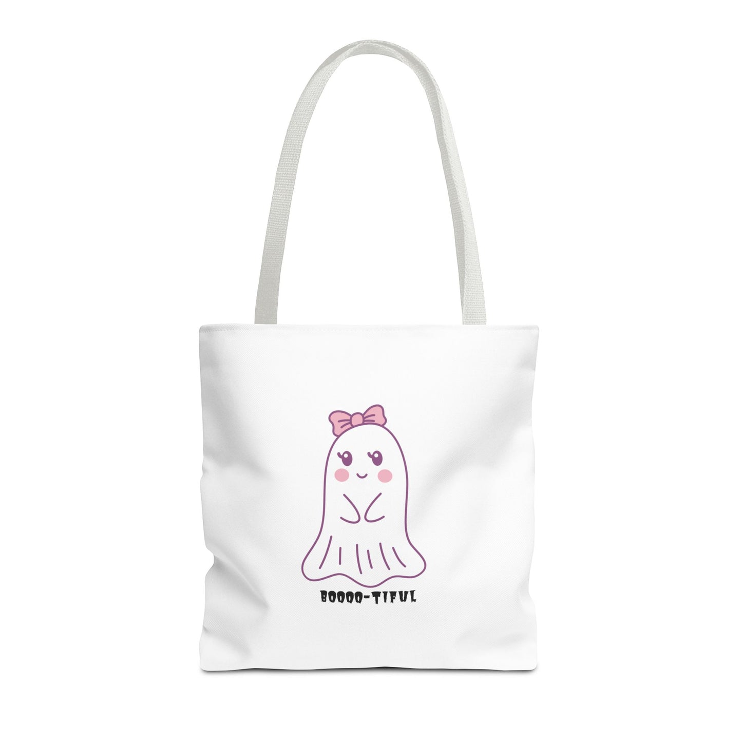 Cute Ghost Halloween Lover Spooky Season Tote Trick or Treating Candy Bag Fall Themed Reusable Lunch Tote