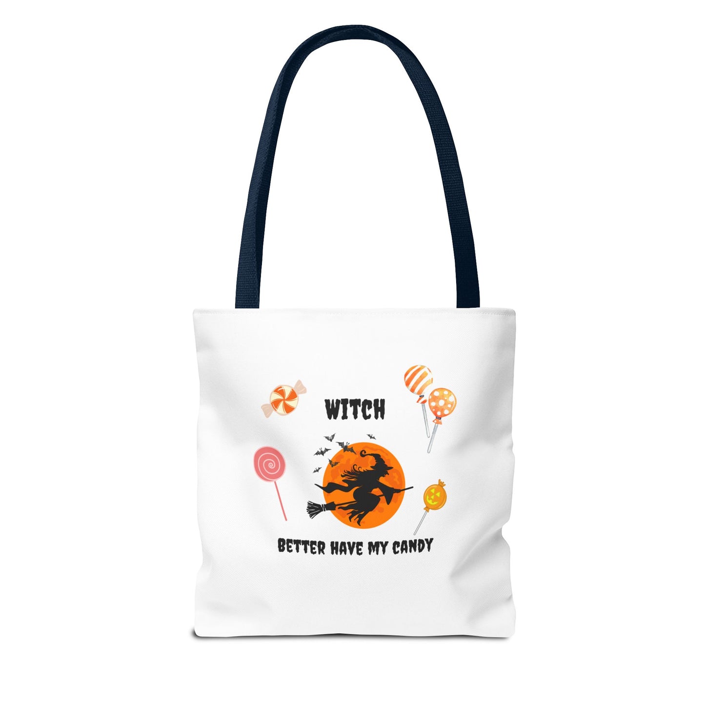 Halloween Tote Bag Spooky Season Trick or Treating Candy Bag Fall Themed Reusable Lunch Tote