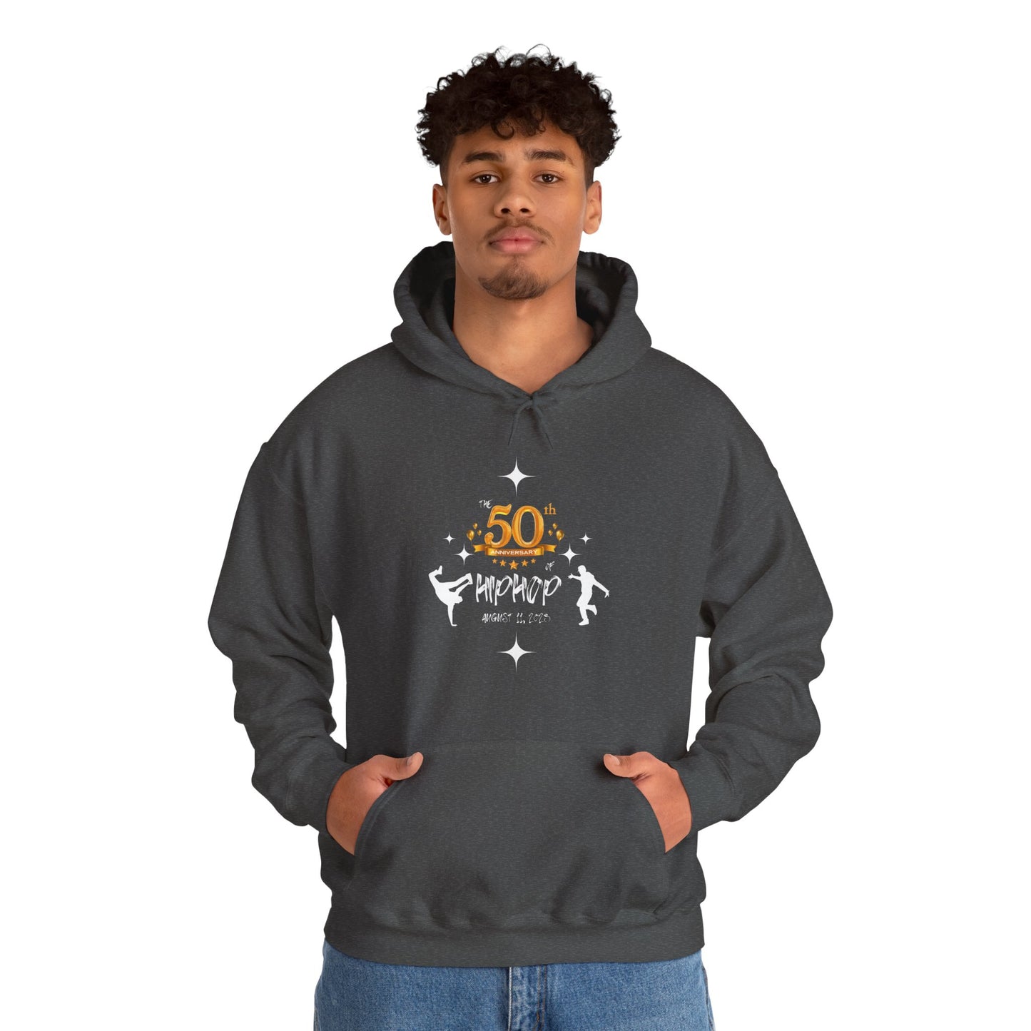 Unisex Heavy Blend™ 50th Anniversary of HipHop August 11, 2023 Commemorate 50 Years Hooded Sweatshirt