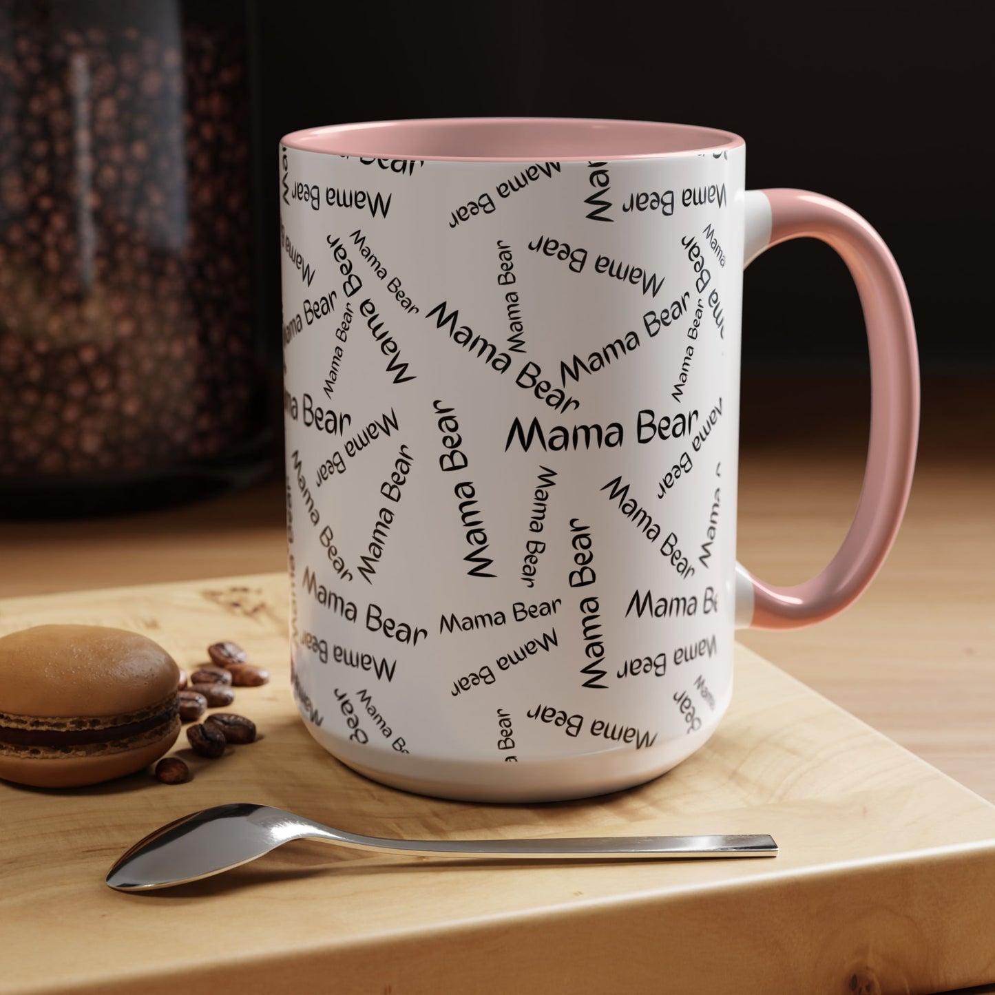 11oz /15oz Mama Bear Word Scramble Coffee Mug