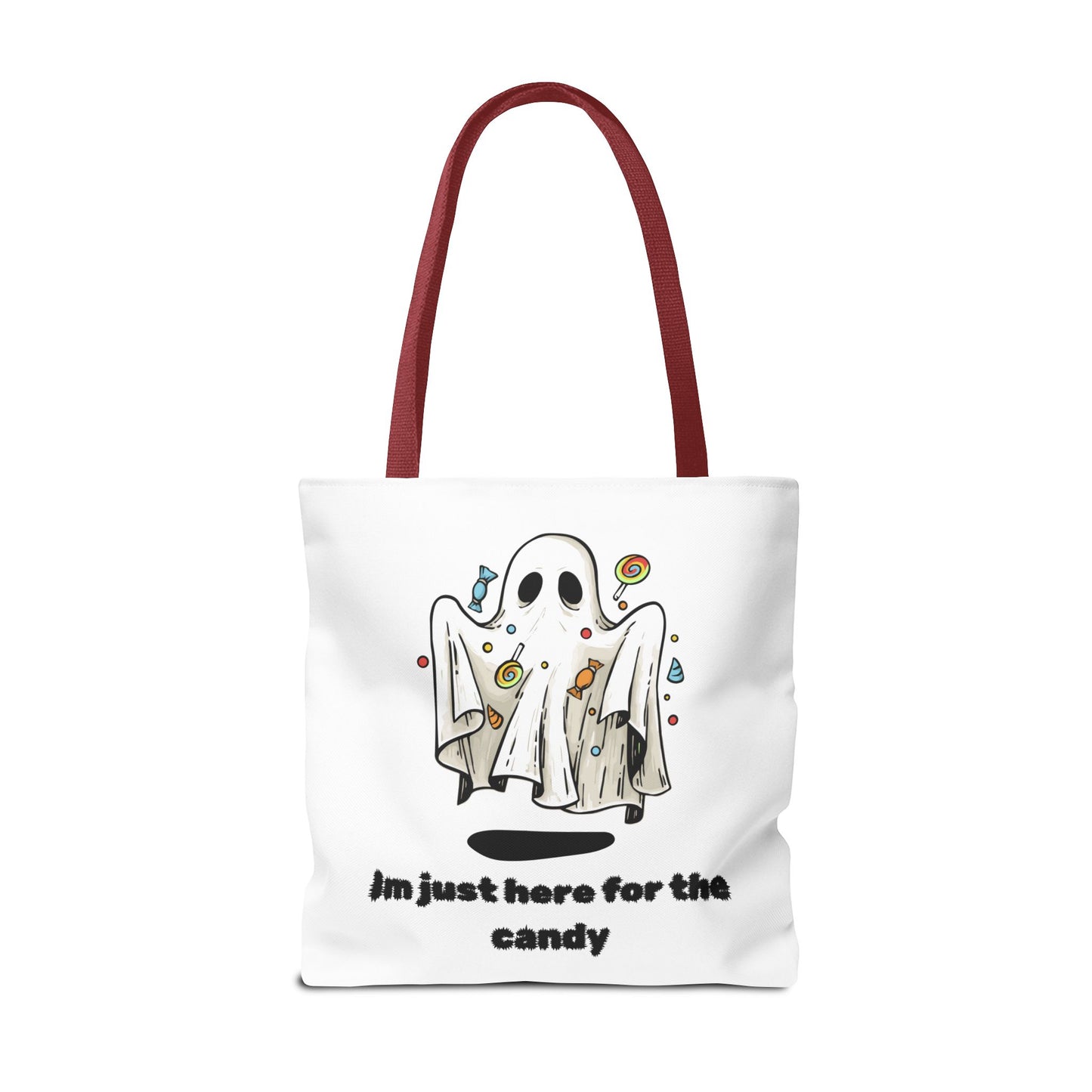 Cute Ghost Halloween Lover Spooky Season Trick or Treating Candy Bag Fall Themed Reusable Lunch Bag