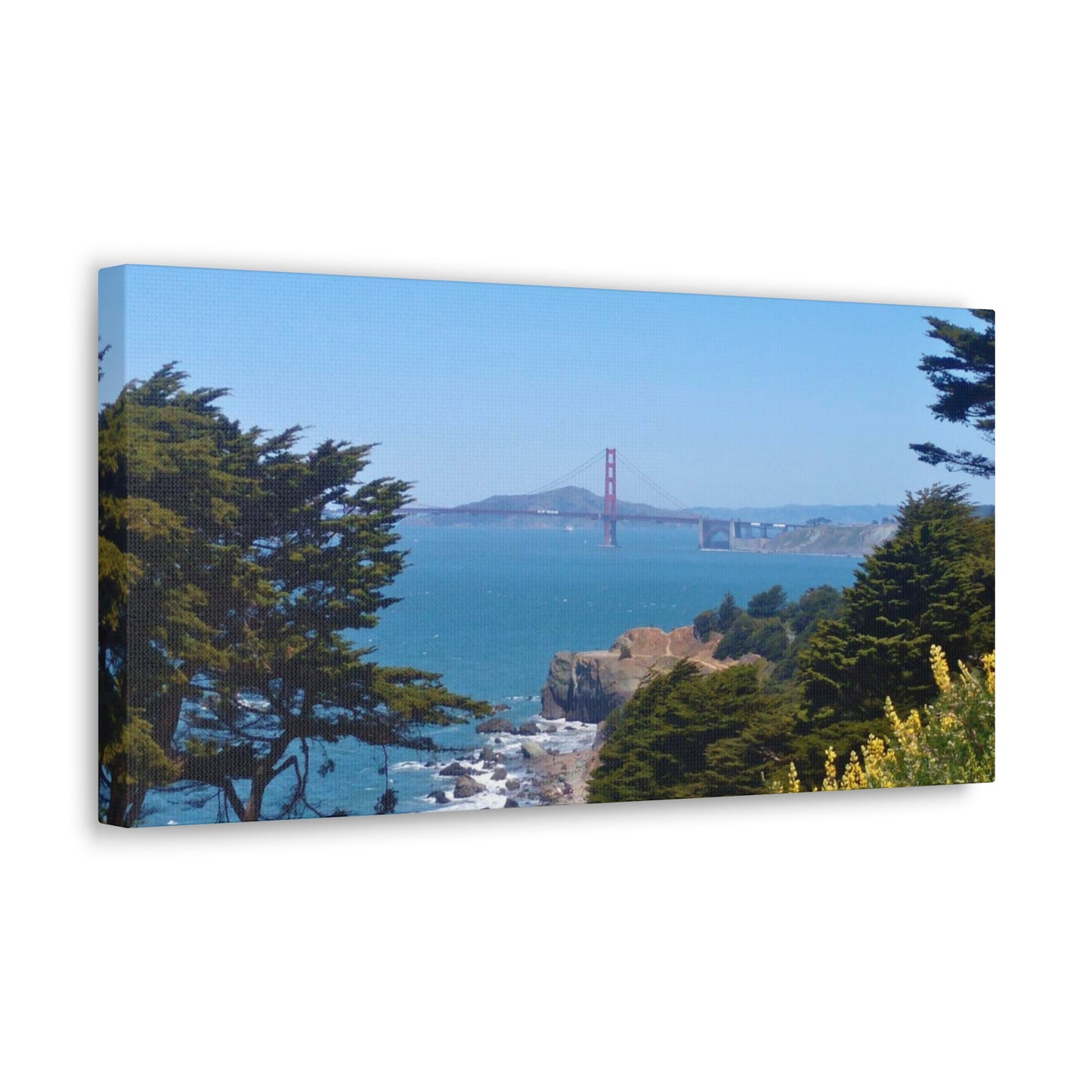 Canvas Gallery Wrap - Camino Del Mar - Fort Miley Lookout - San Francisco