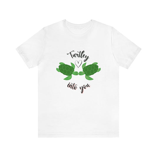 Unisex Cute Turtle Lover Turtley Into You T-Shirt
