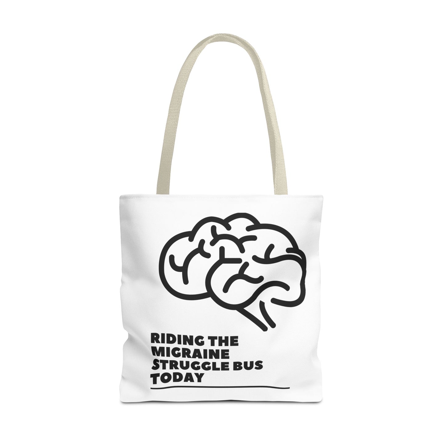 Unisex Migraine Day Invisible Illness Warrior Tote Bag