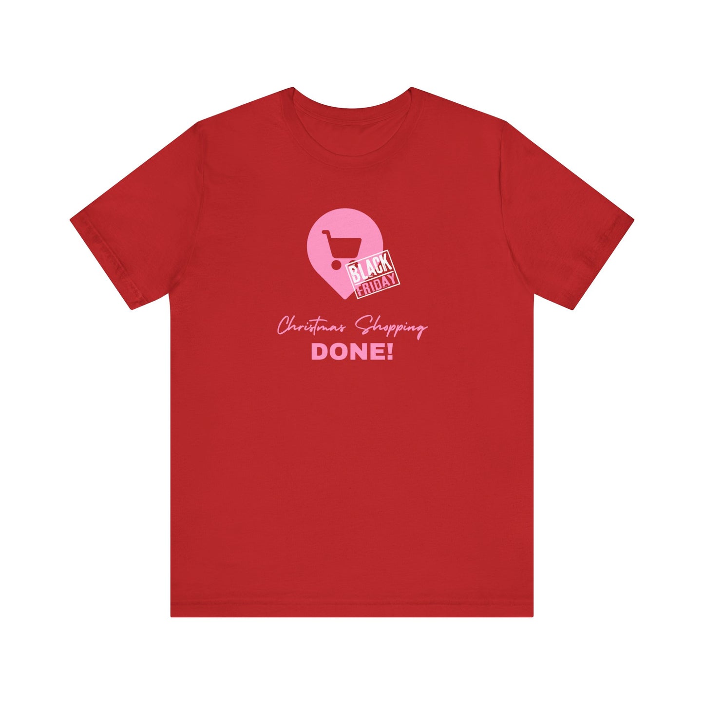 Unisex Jersey Short Sleeve Black Friday Christmas Shopping T-Shirt